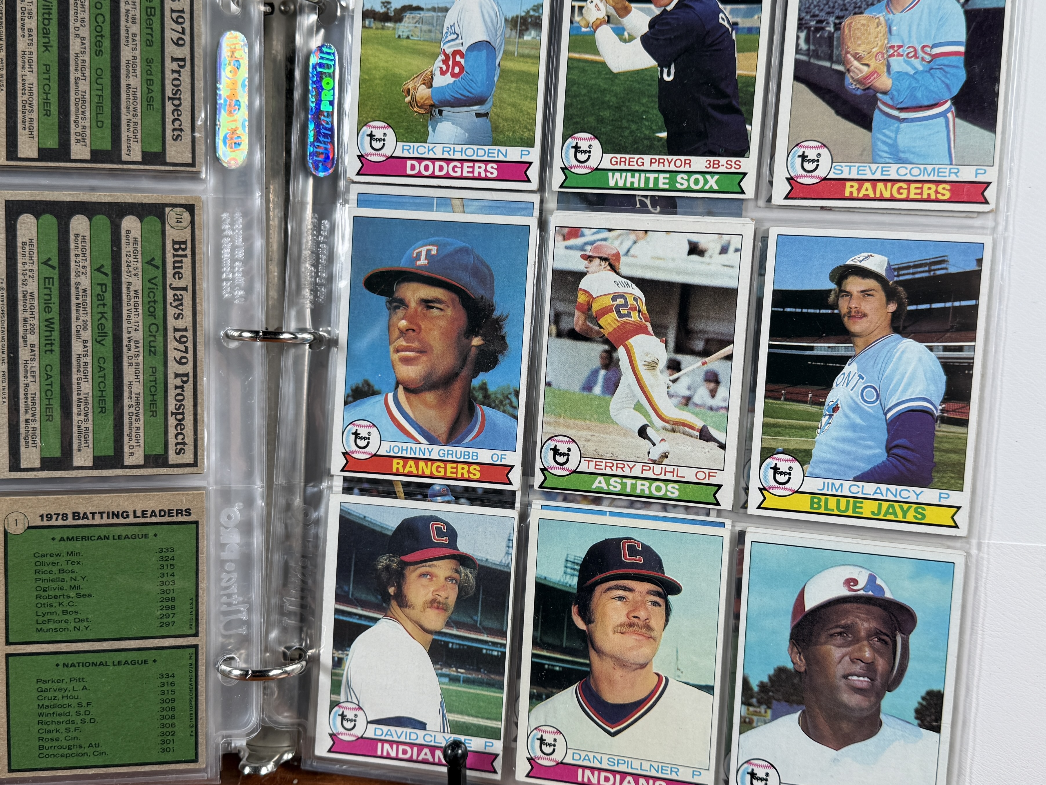 1979 TOPPS BASEBALL CARD COLLECTION
