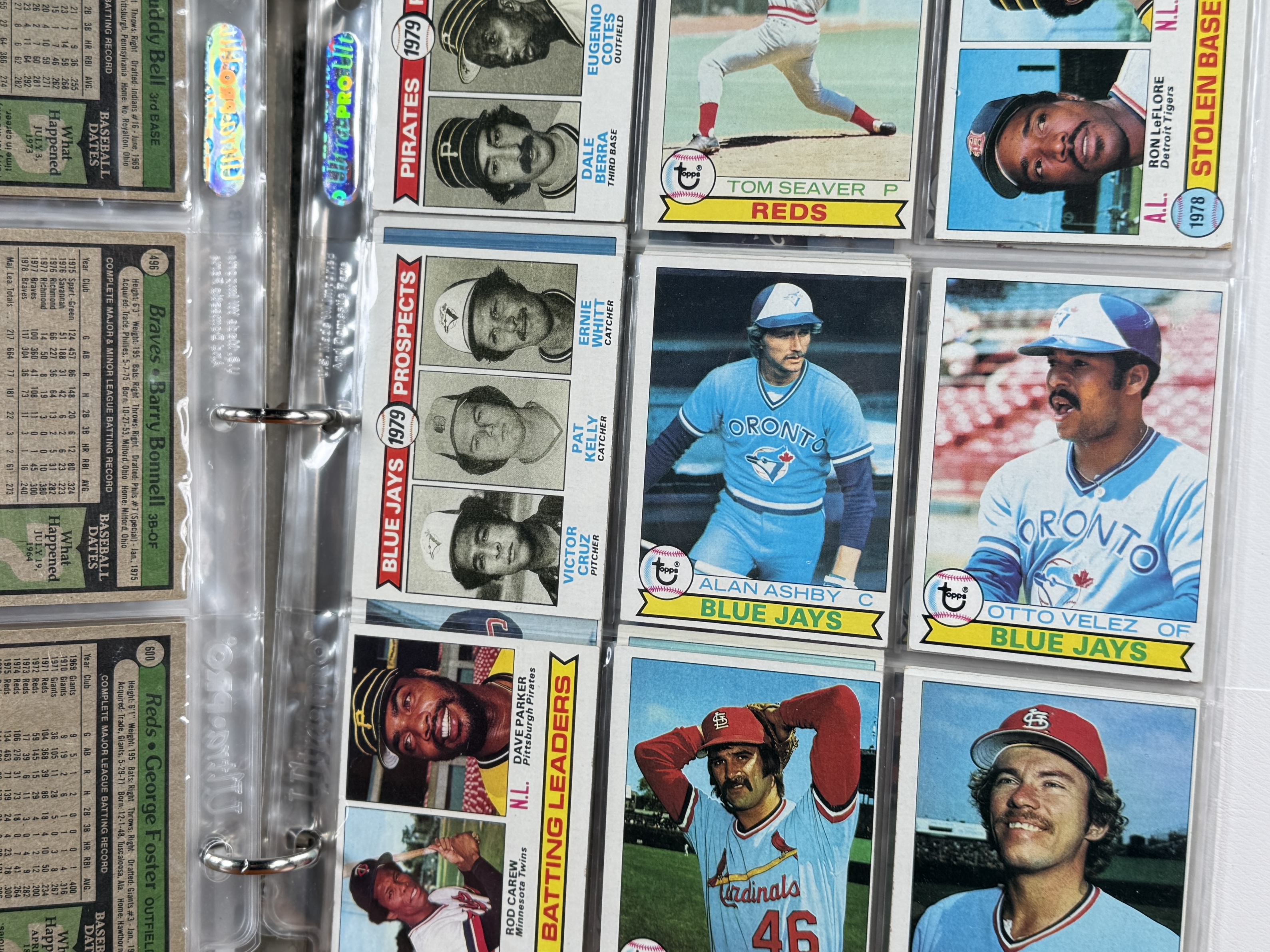 1979 TOPPS BASEBALL CARD COLLECTION