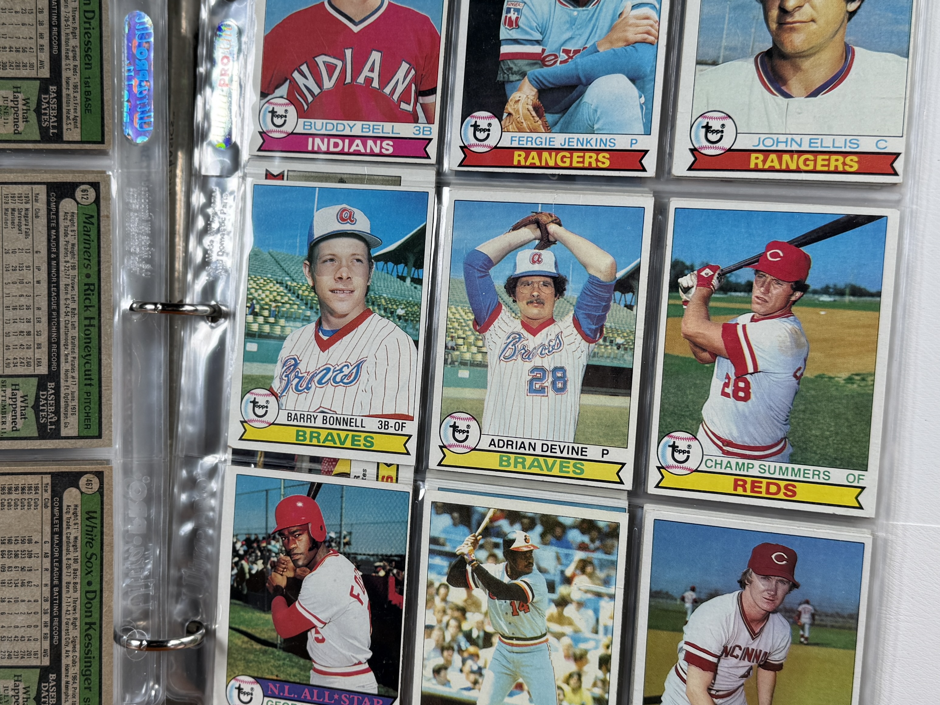 1979 TOPPS BASEBALL CARD COLLECTION