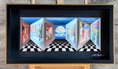 DOMINIC PANGBORN, "DREAM OF FLYING". "Dream of Flying", an original mixed media work of art by 