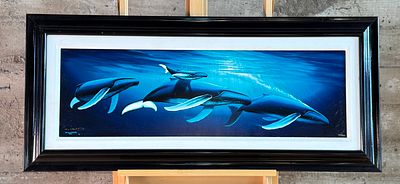 ROBERT WYLAND, "ANCIENT TRAVELERS". "Ancient Travelers", a limited edition giclee by listed 