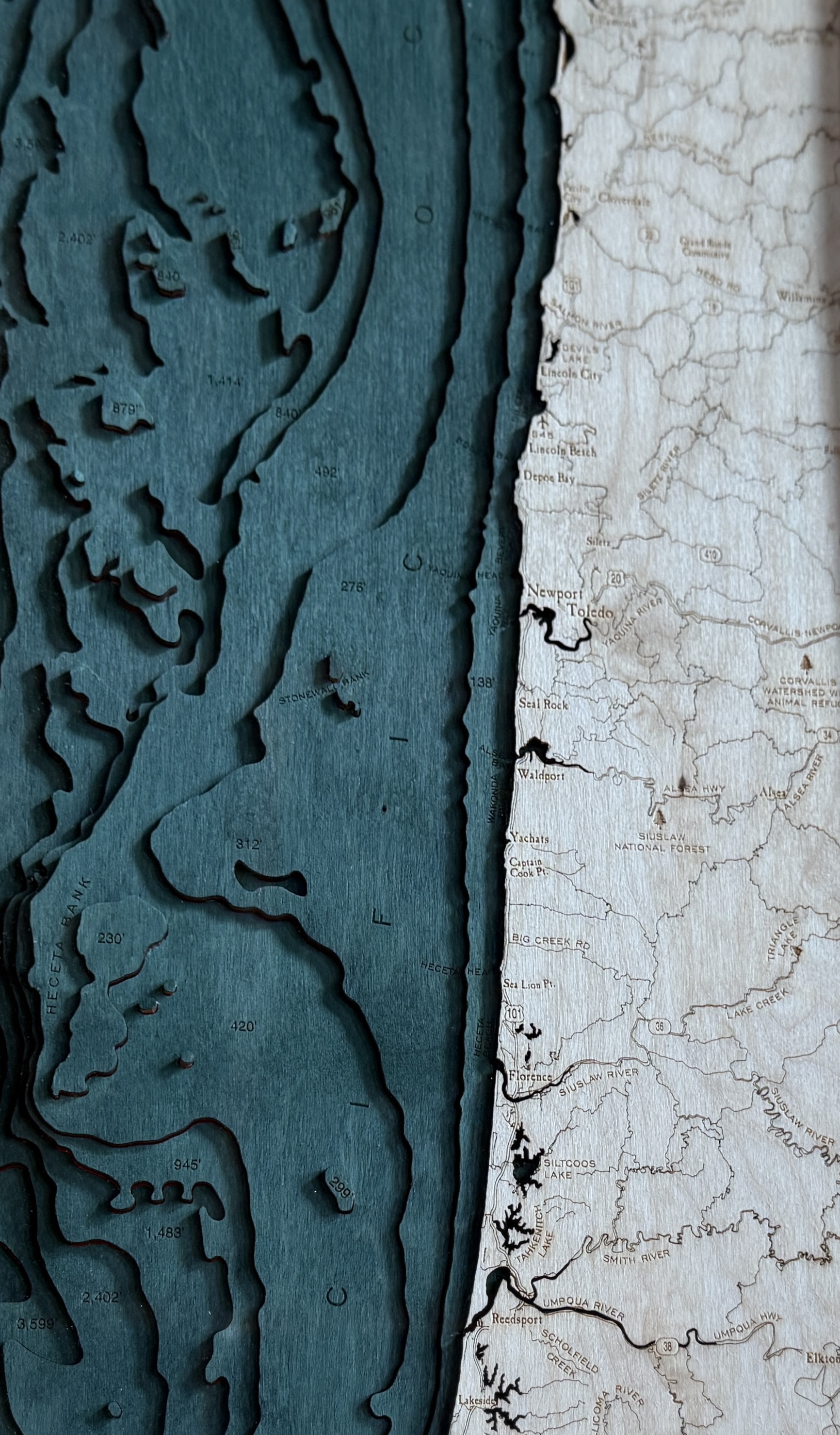 BUDD + FINN, OREGON COAST 3D MAP