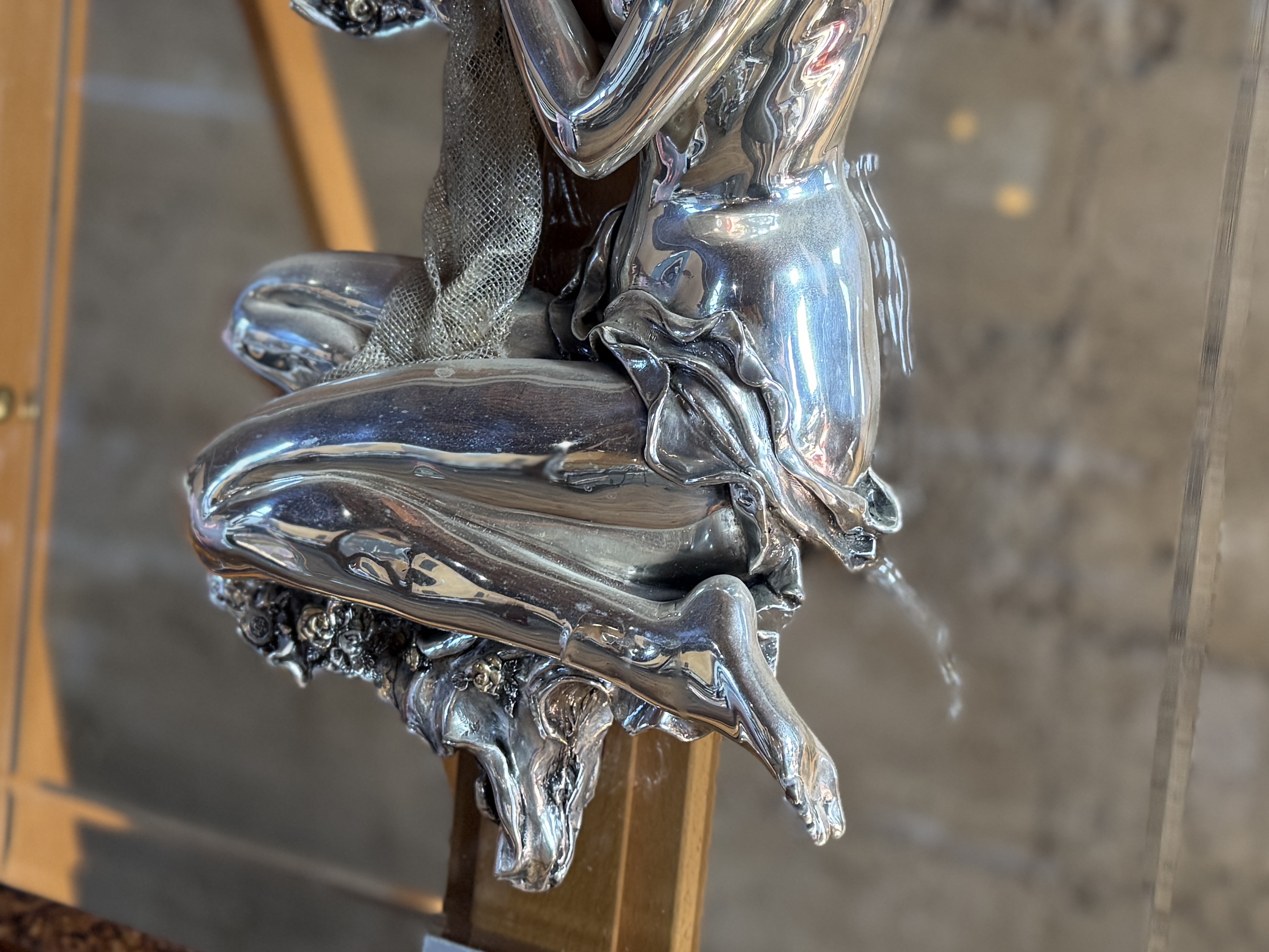 BRUNEL PREZIOSI D'AUTORE, SILVER SCULPTURE IN FRAME