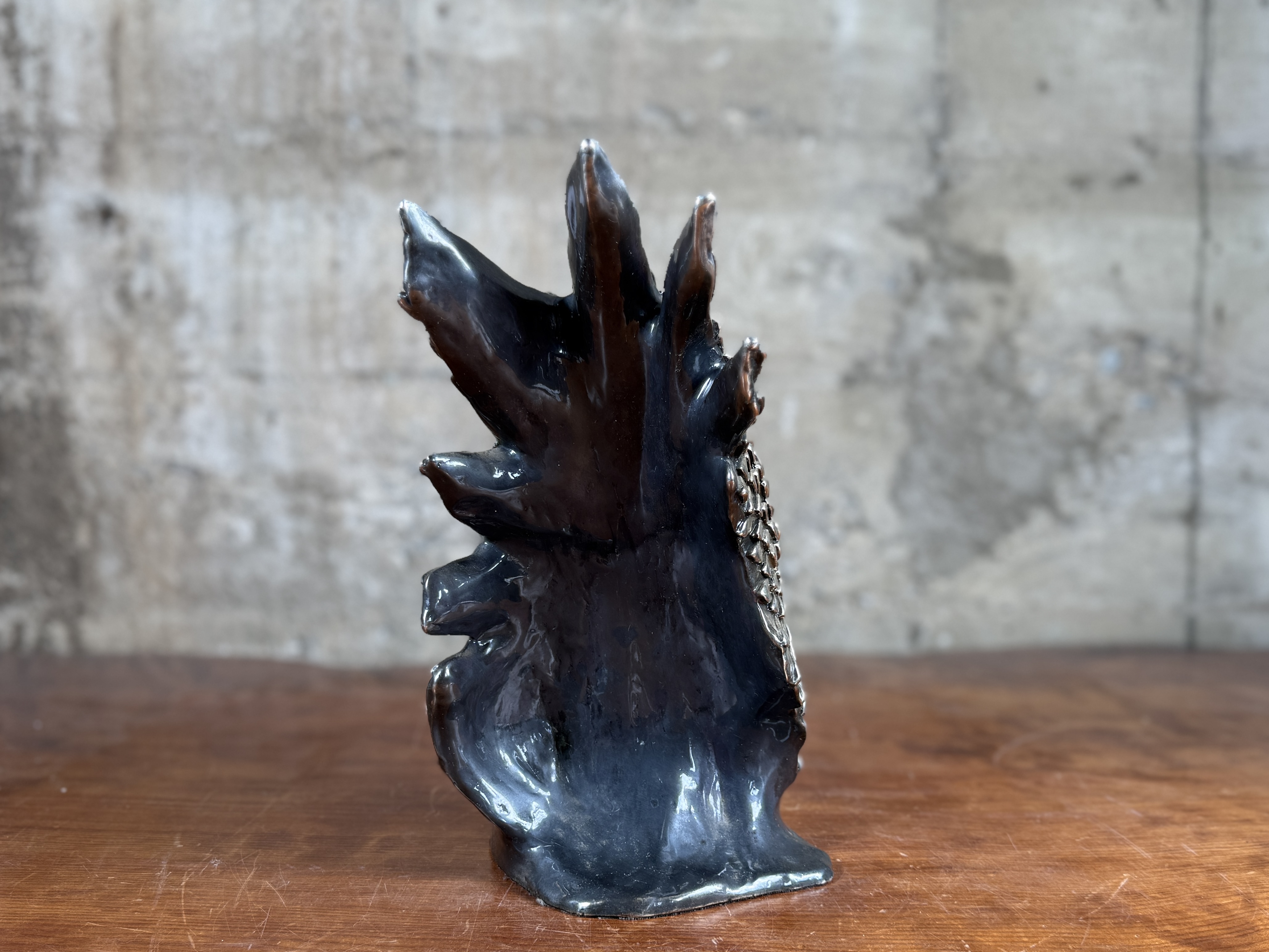 KKALA, SILVER EAGLE BUST SCULPTURE