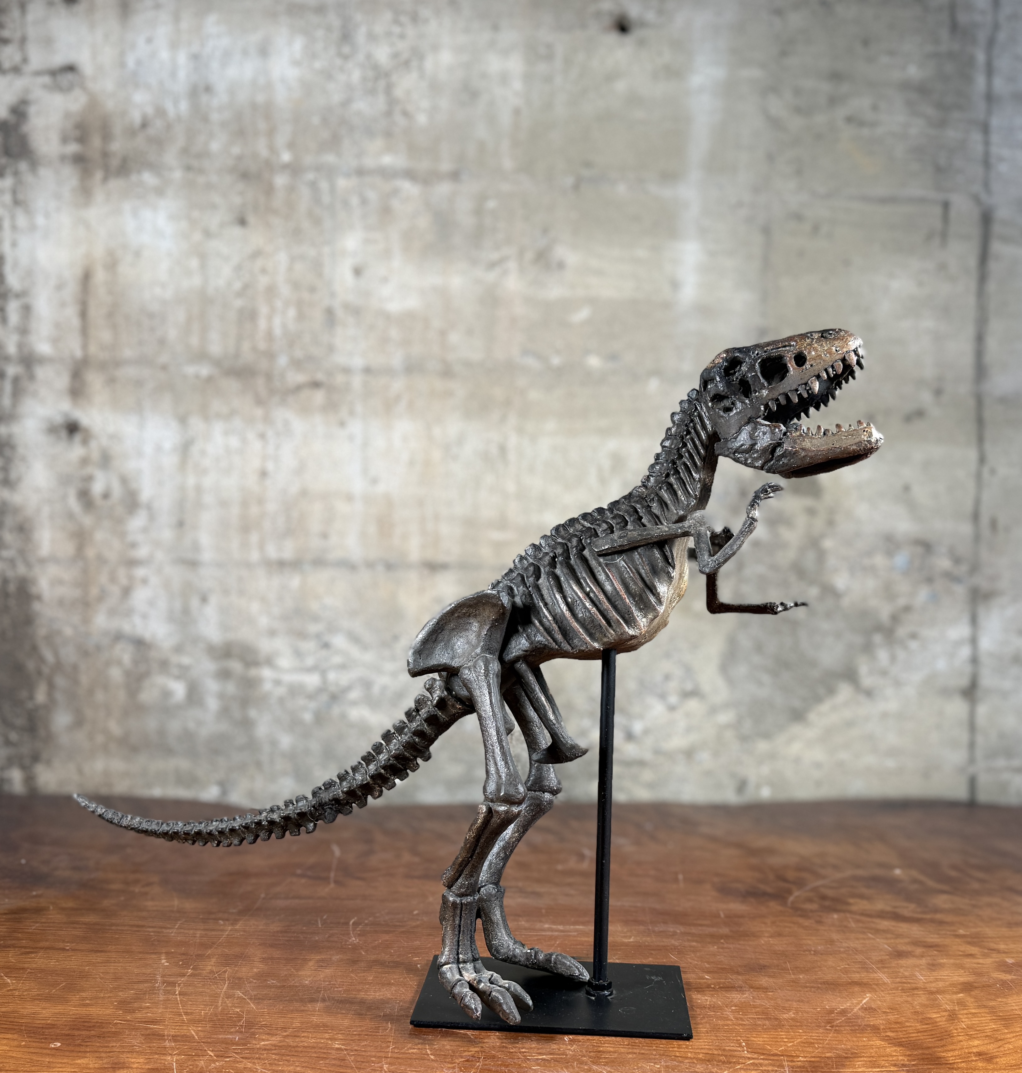 TYRANNOSAURUS REX SKELETON STATUE