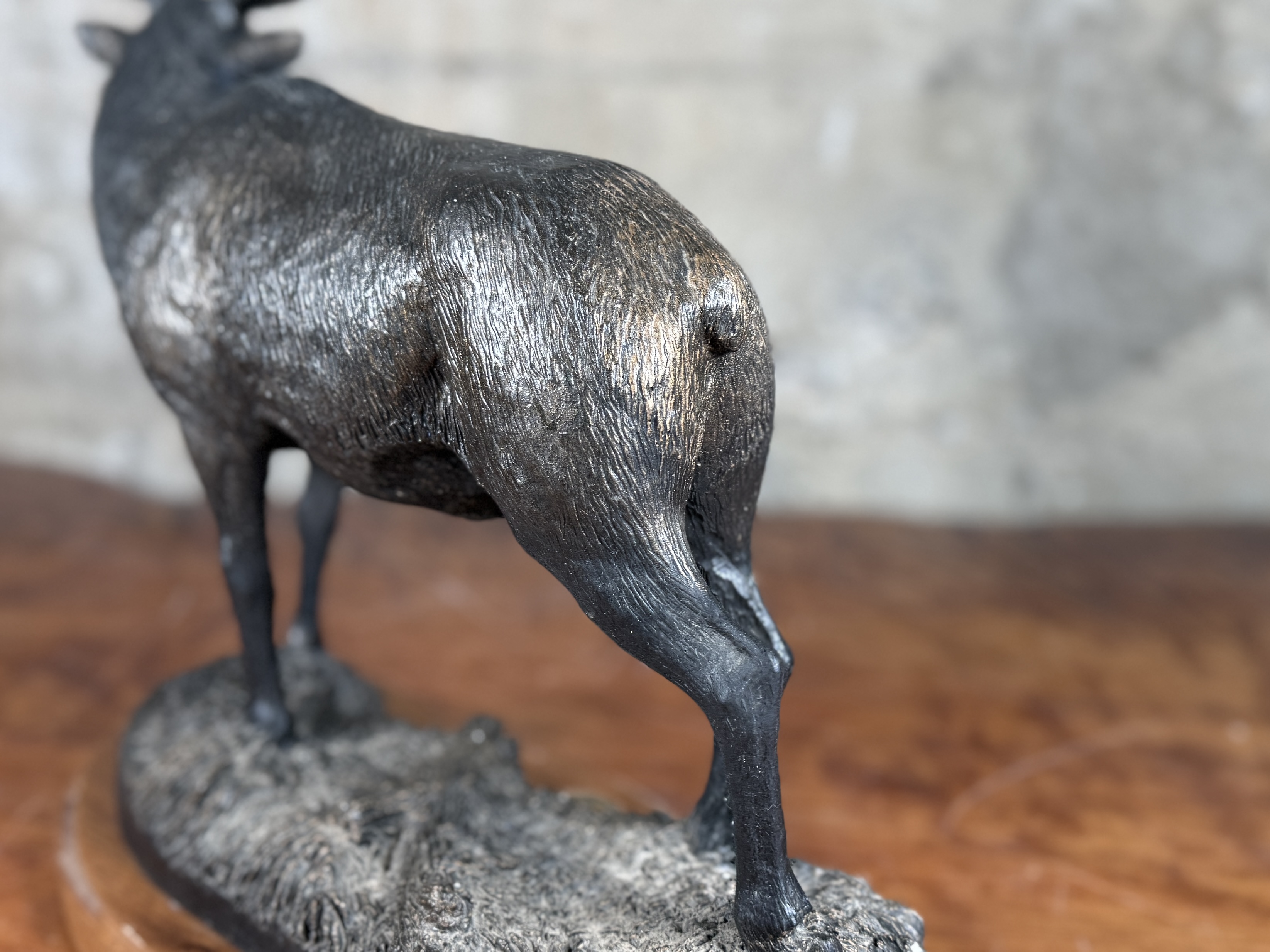 NATIONAL WILD TURKEY FEDERATION, ELK BRONZE SCULPTURE