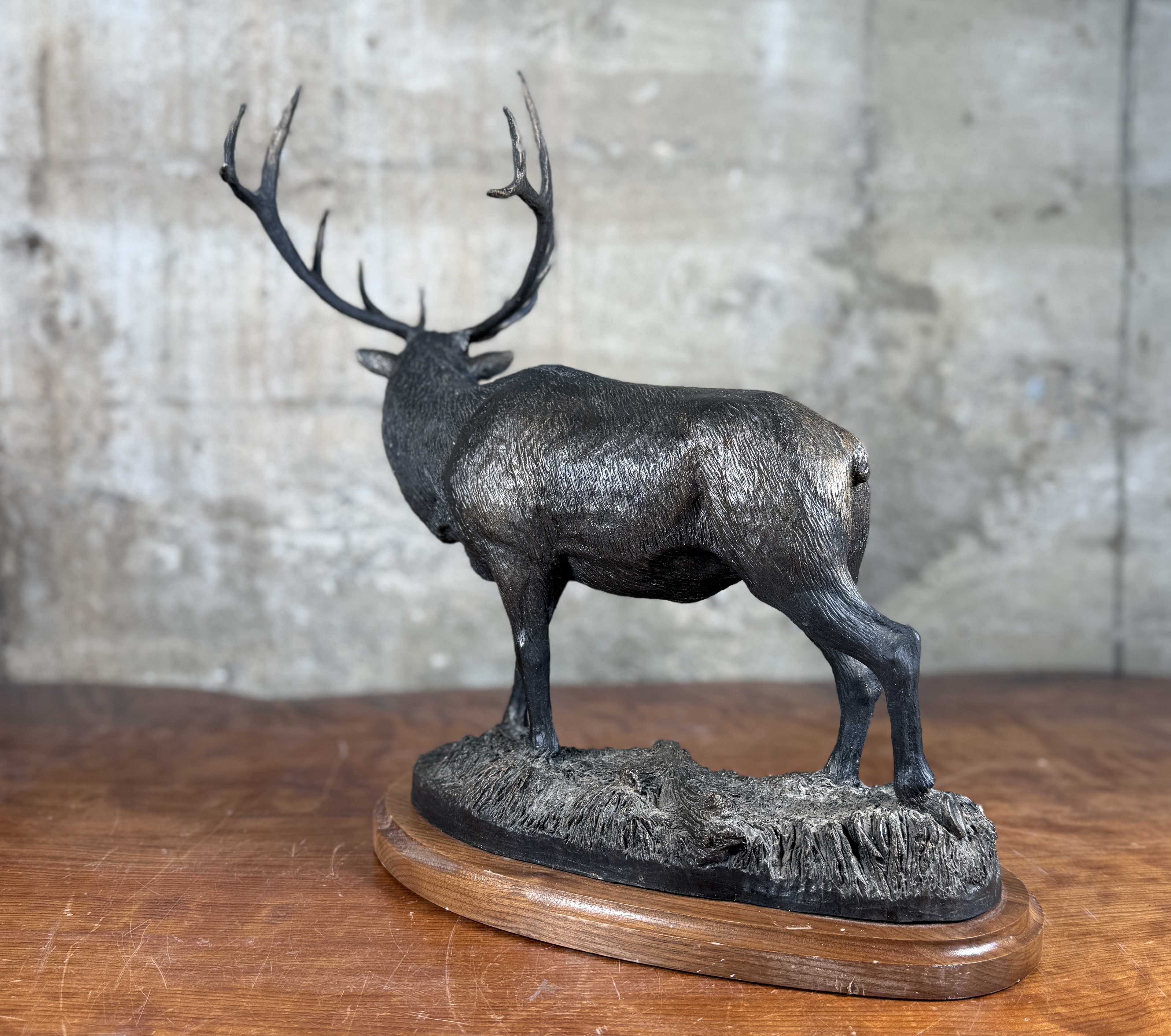 NATIONAL WILD TURKEY FEDERATION, ELK BRONZE SCULPTURE