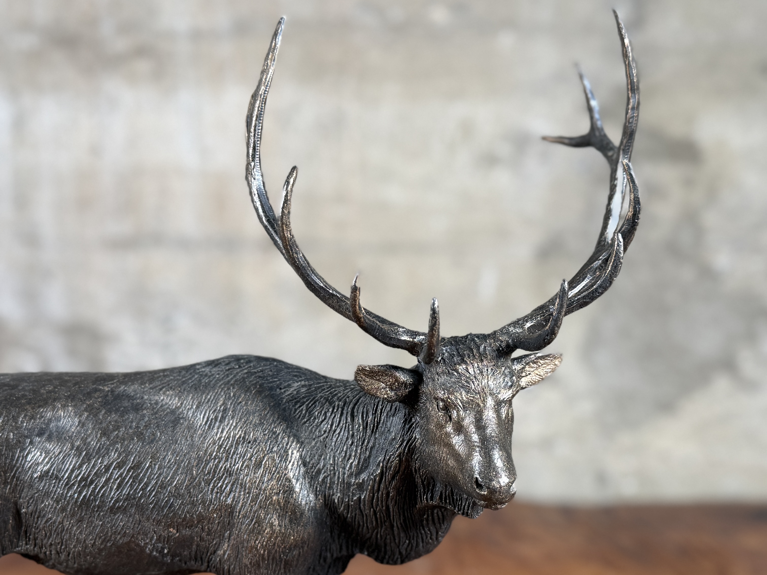 NATIONAL WILD TURKEY FEDERATION, ELK BRONZE SCULPTURE