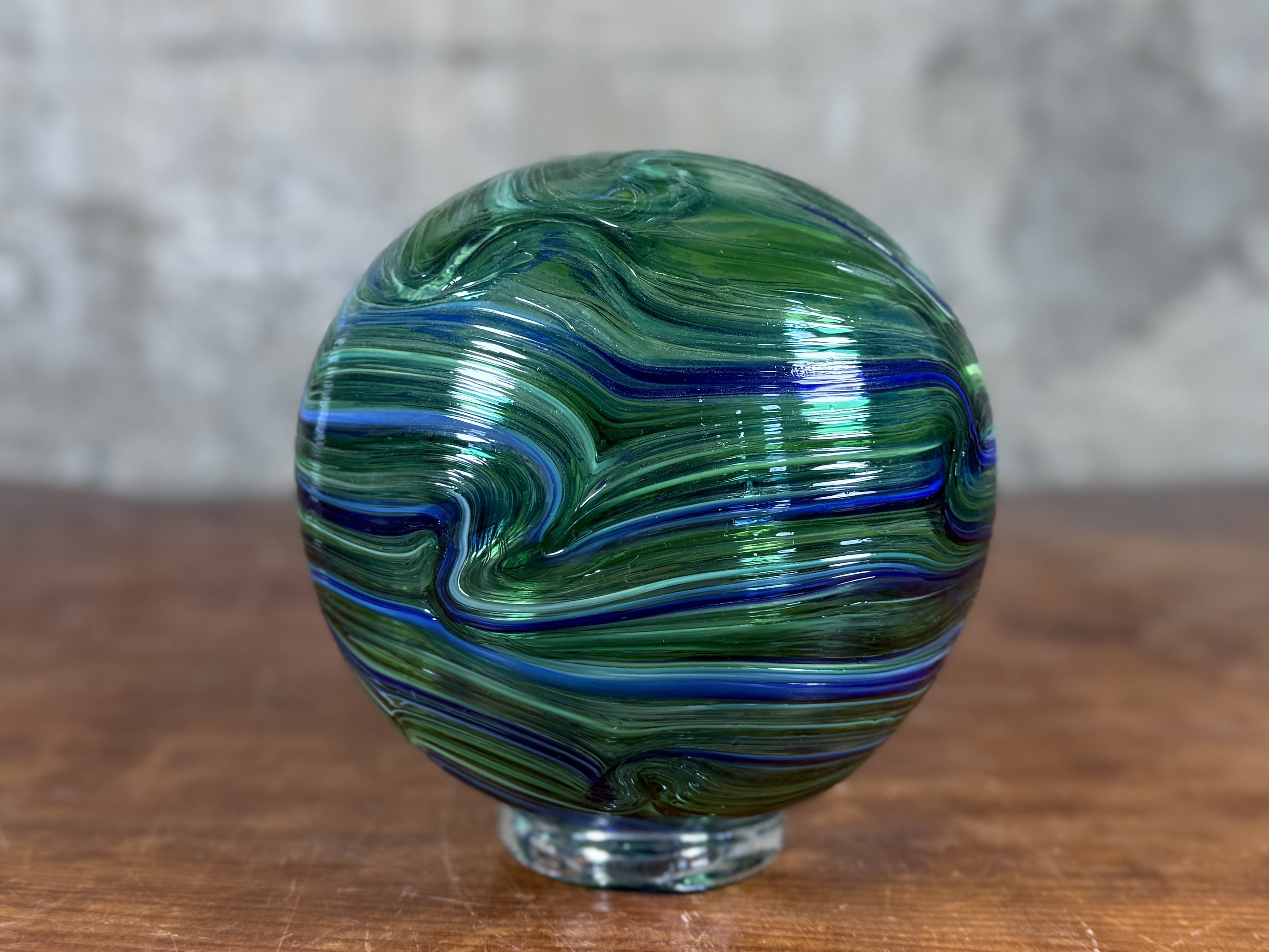 OREGON COAST TAFT, HAND MADE BLOWN GLASS FLOAT
