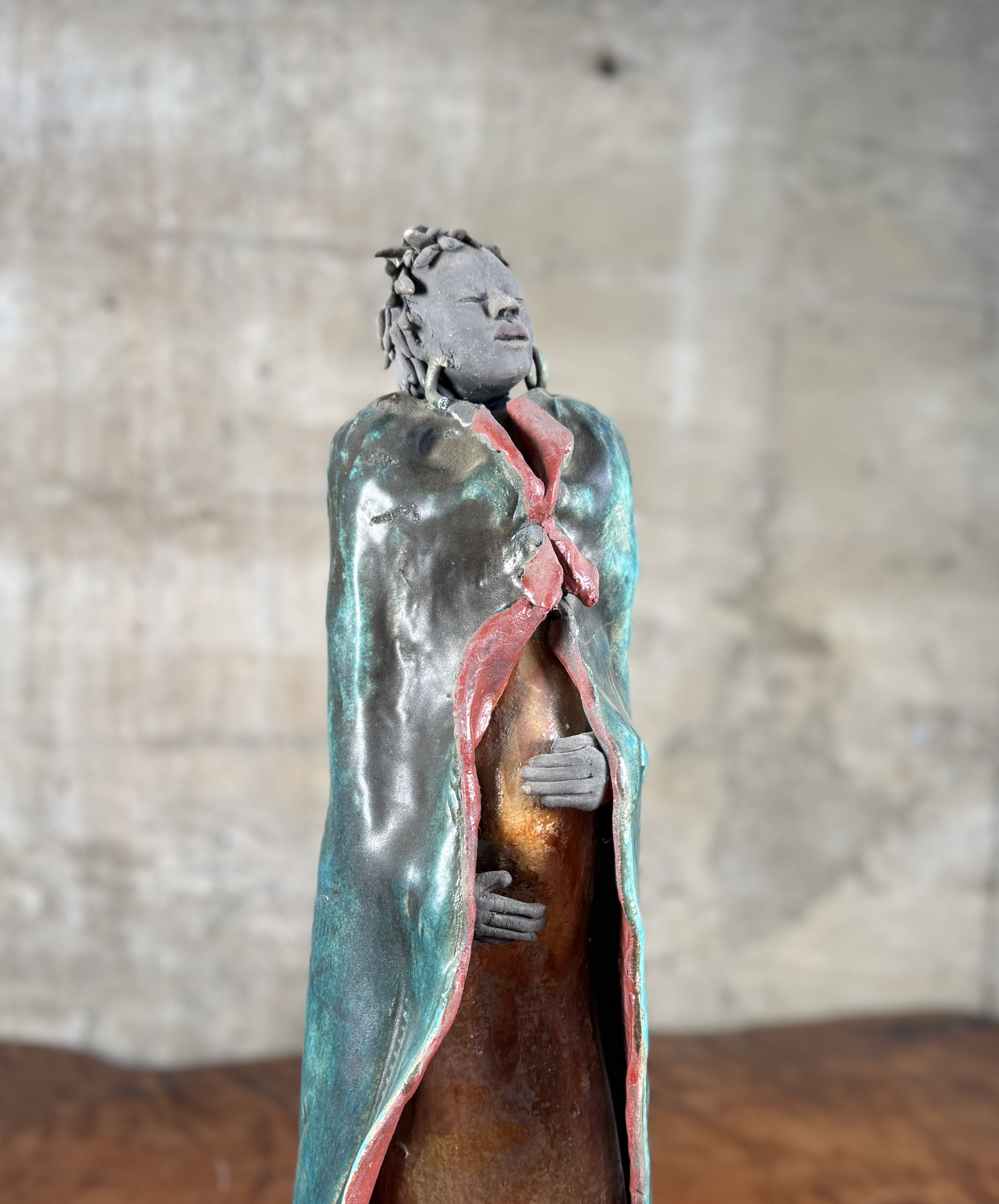 DEANNA, WOMAN WITH CHILD SCULPTURE