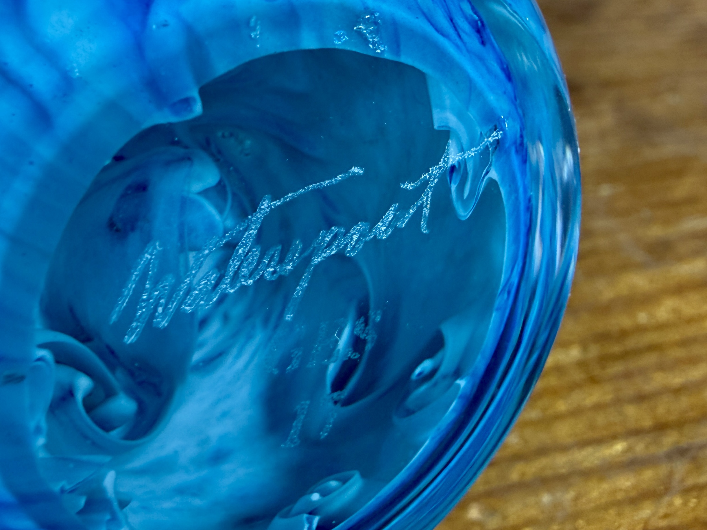 ARTIST SIGNED PAPERWEIGHT