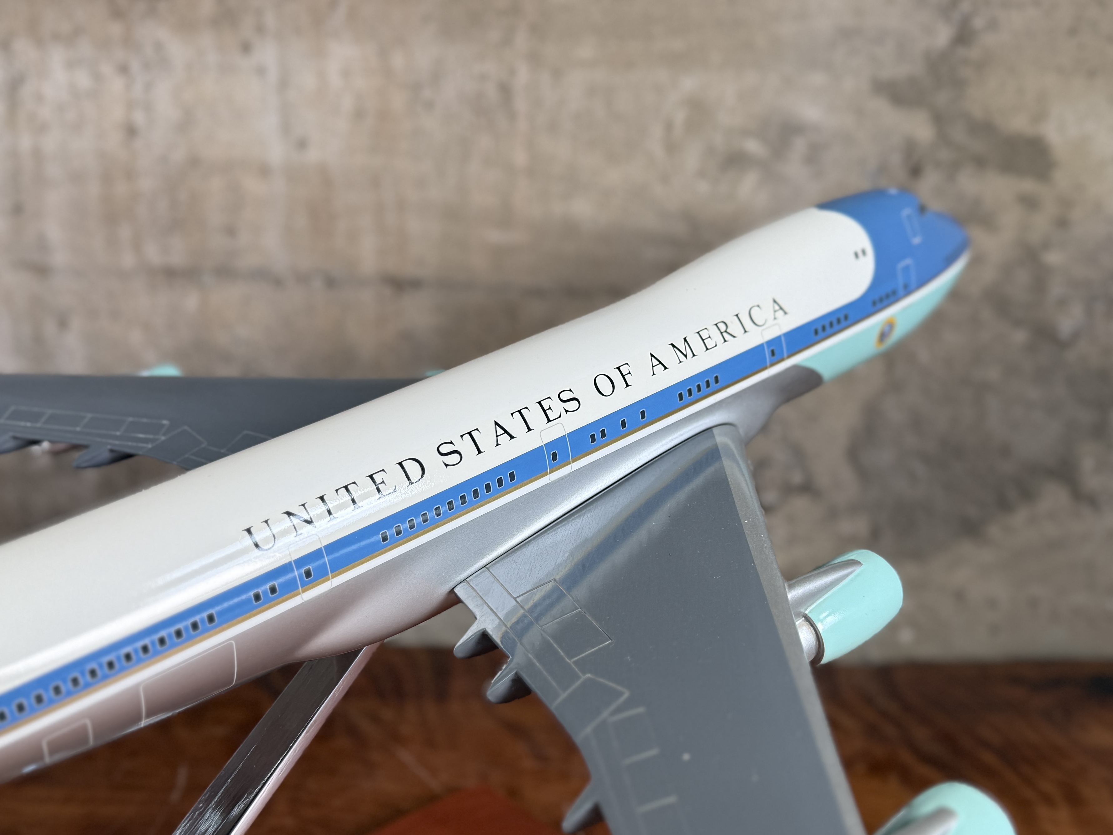 SKYMARKS , BOEING AIR FORCE ONE MODEL SCULPTURE