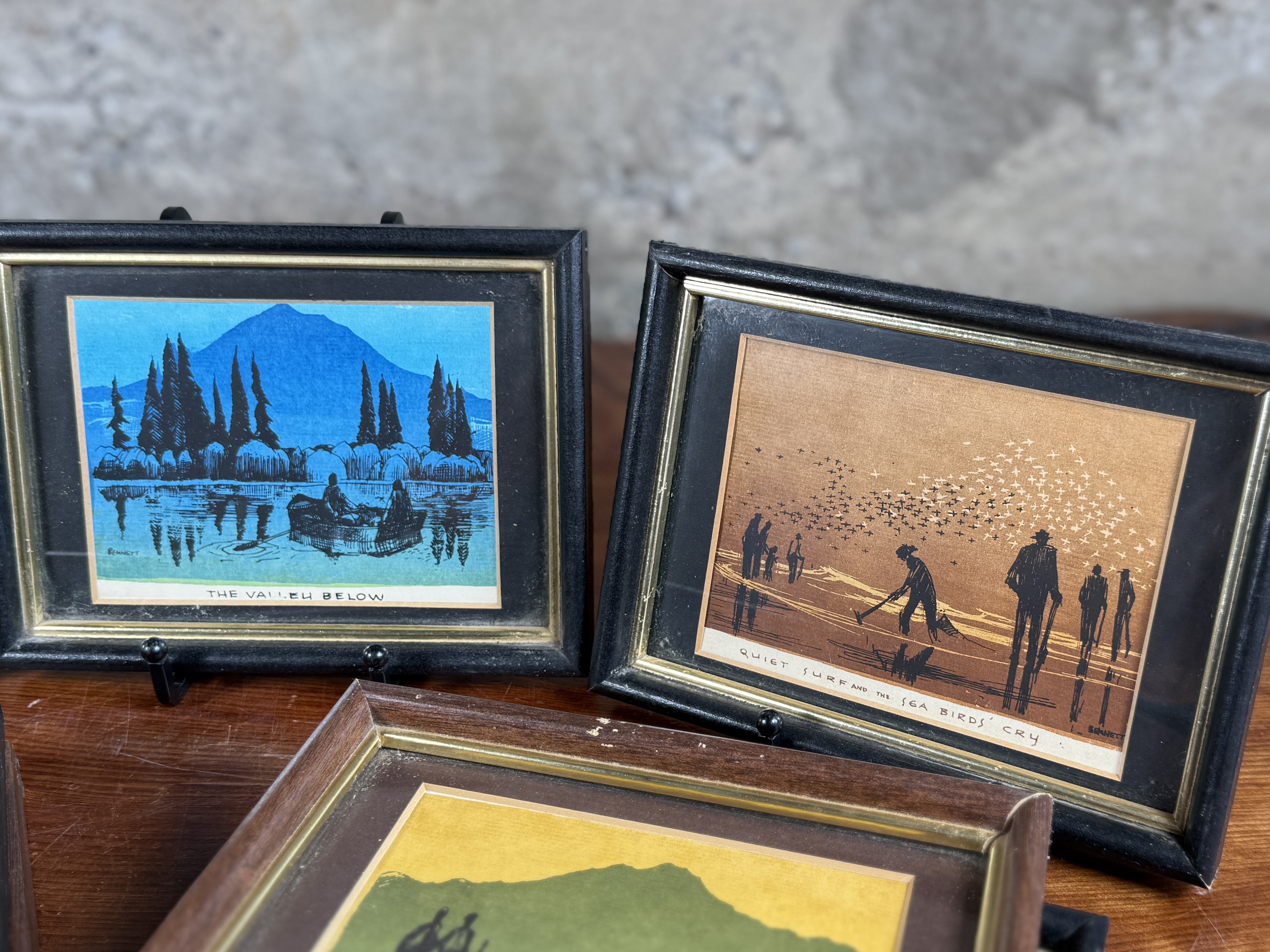 ELTON BENNETT, MINIATURE FRAMED PRINTS