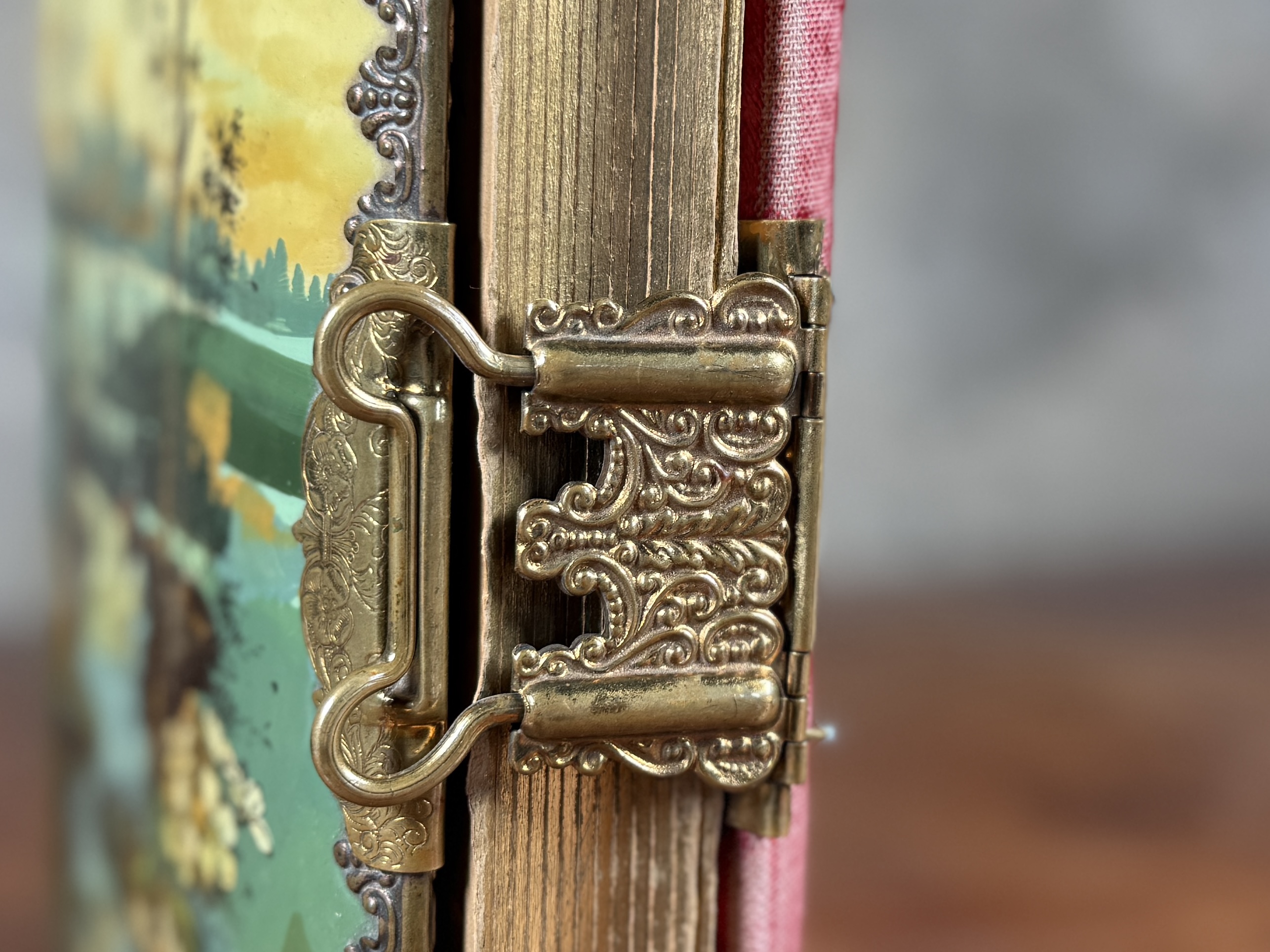 19TH CENTURY PHOTO ALBUM WITH CELLULOID COVER