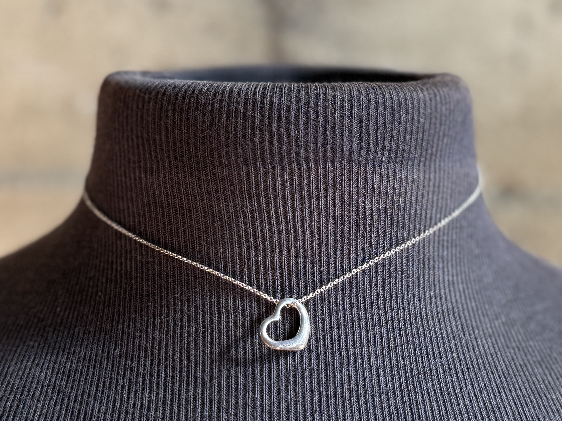 STERLING SILVER "HEART" NECKLACE FROM SPAIN