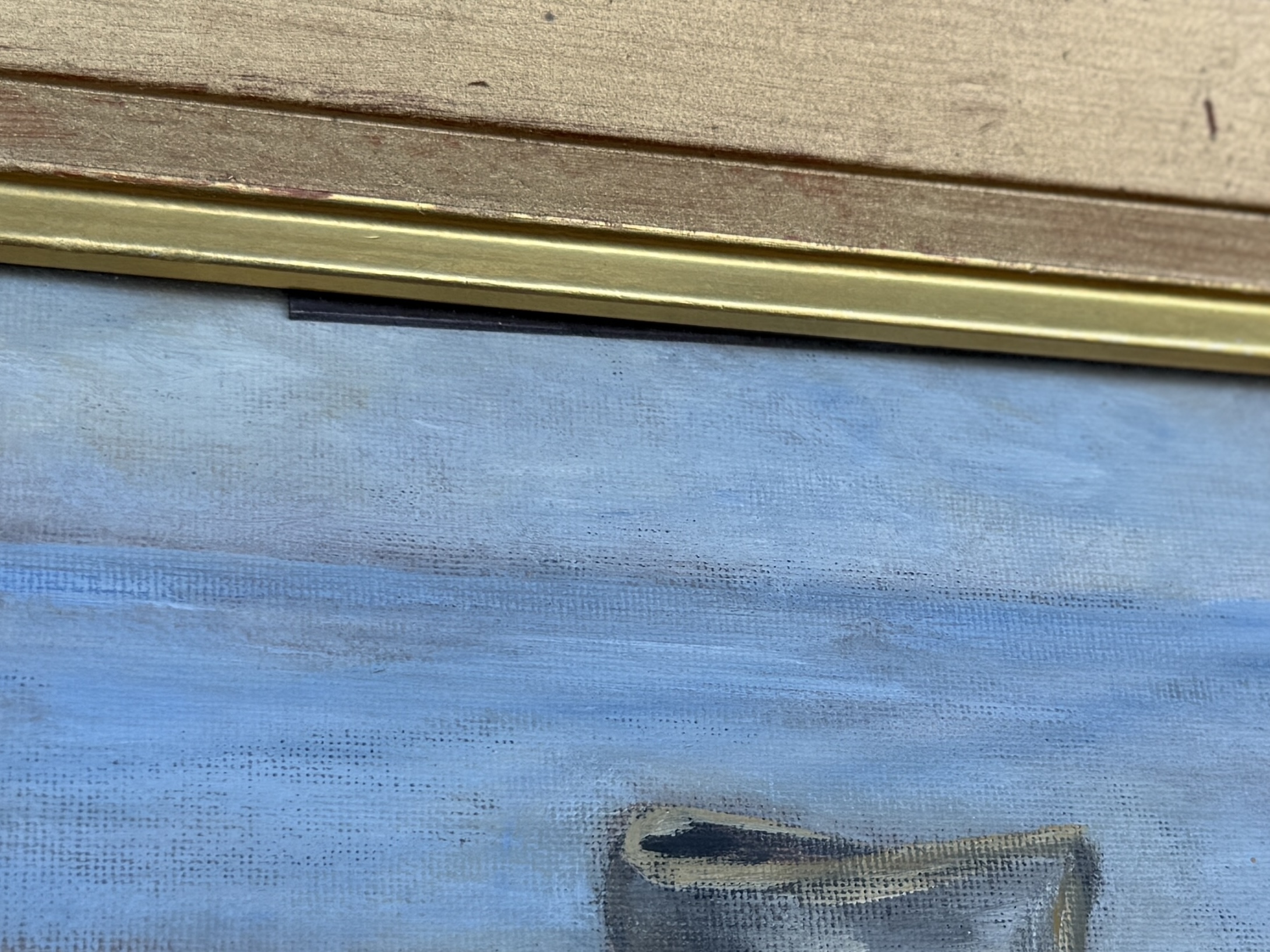 BERNARD M. KREMITSKE, "SAILBOAT ON COAST"