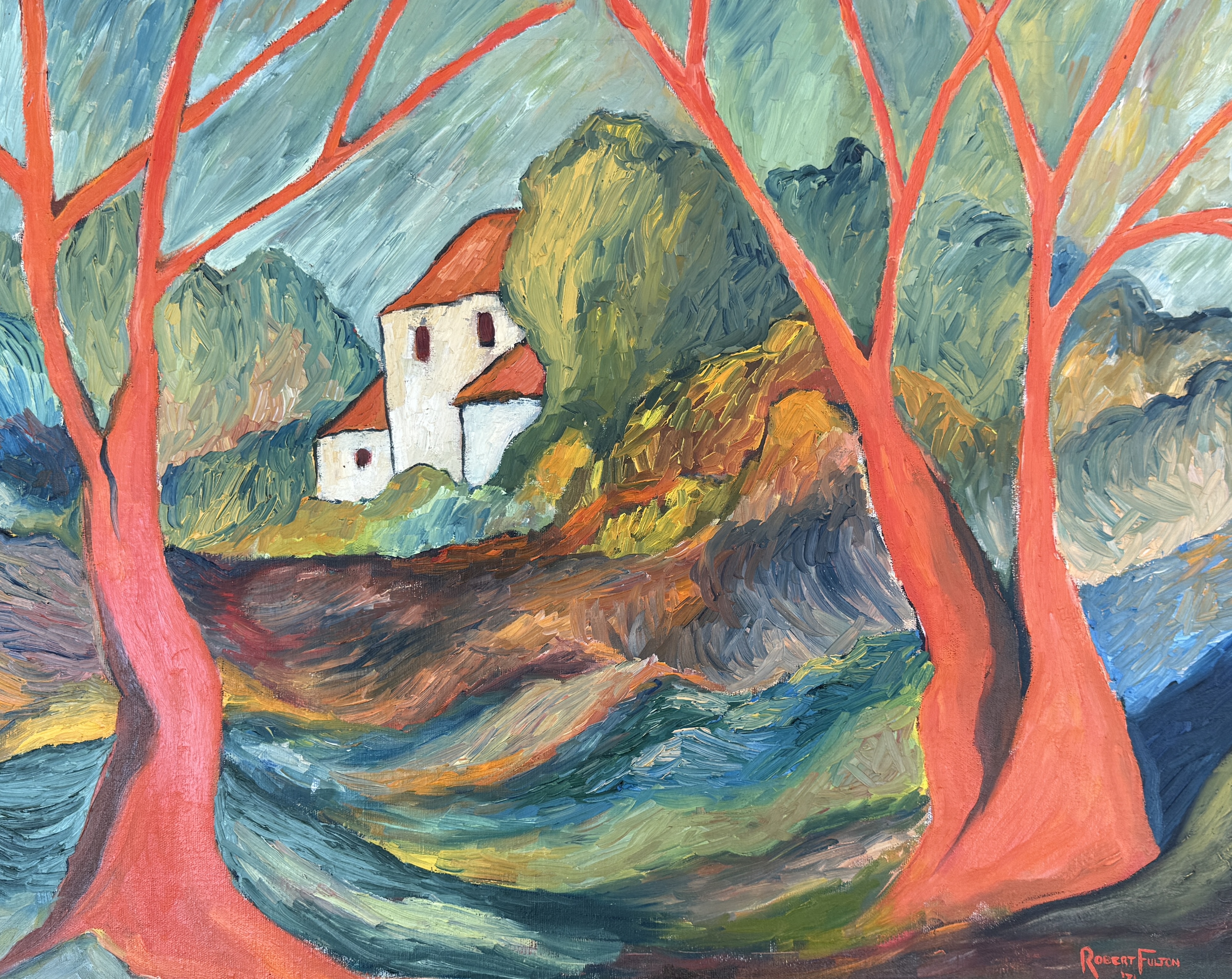 ROBERT FULTON, OIL ON CANVAS