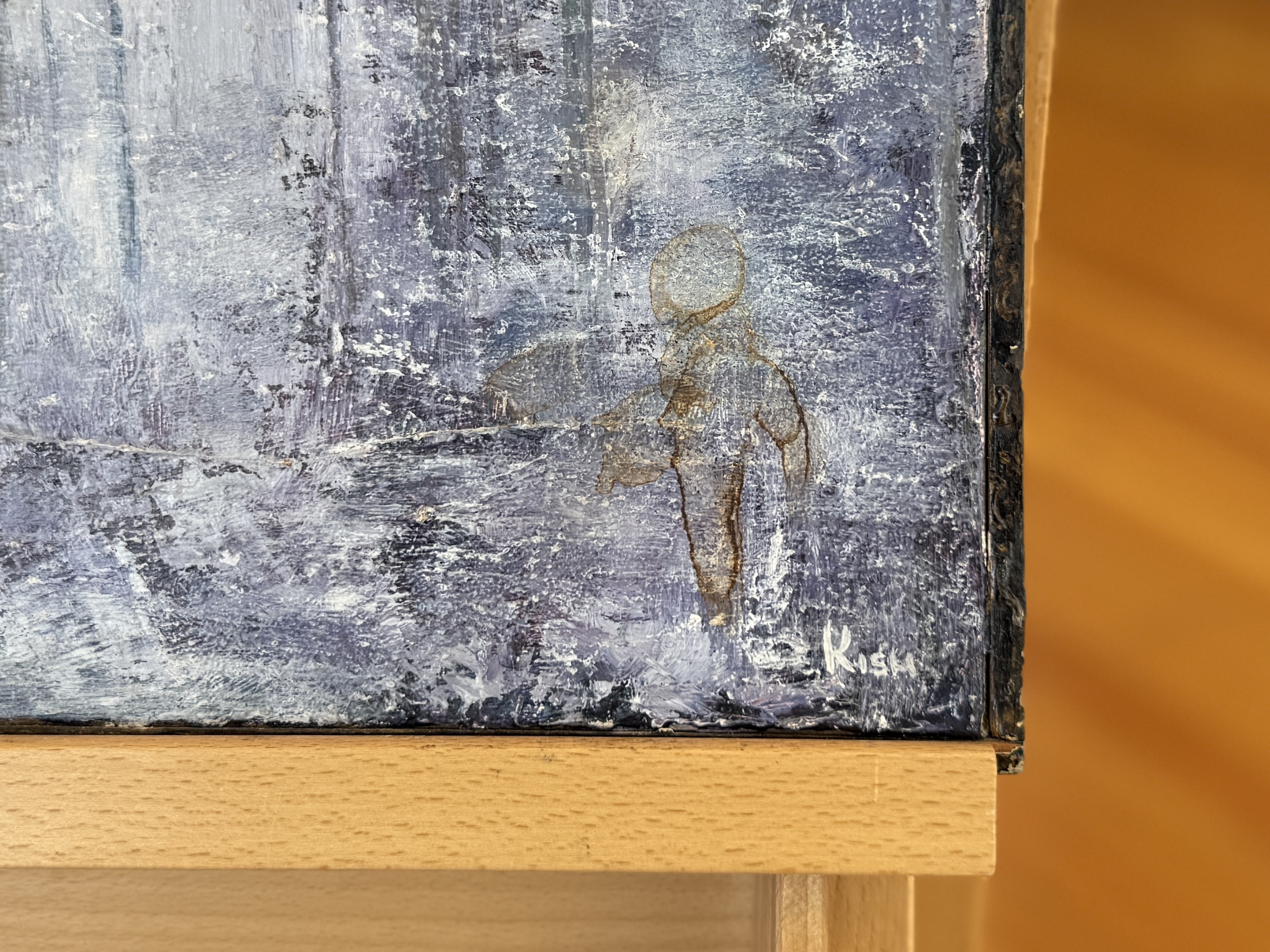 KISH, LANDSCAPE OIL PAINTING