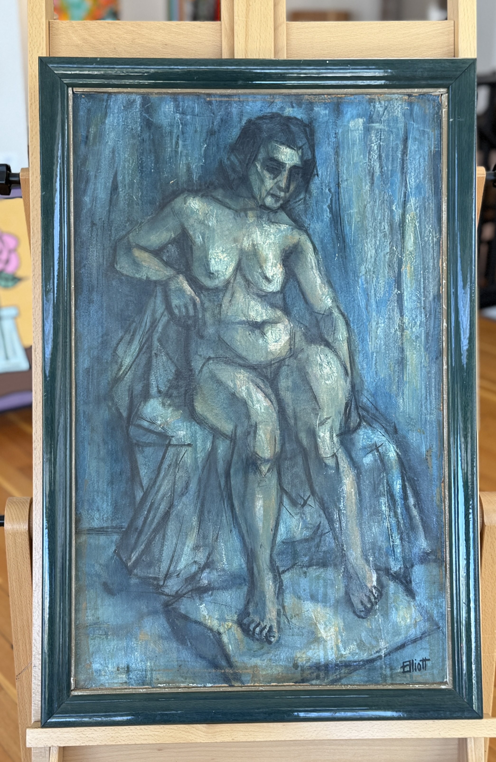 ELLIOT, FIGURATIVE OIL PAINTING