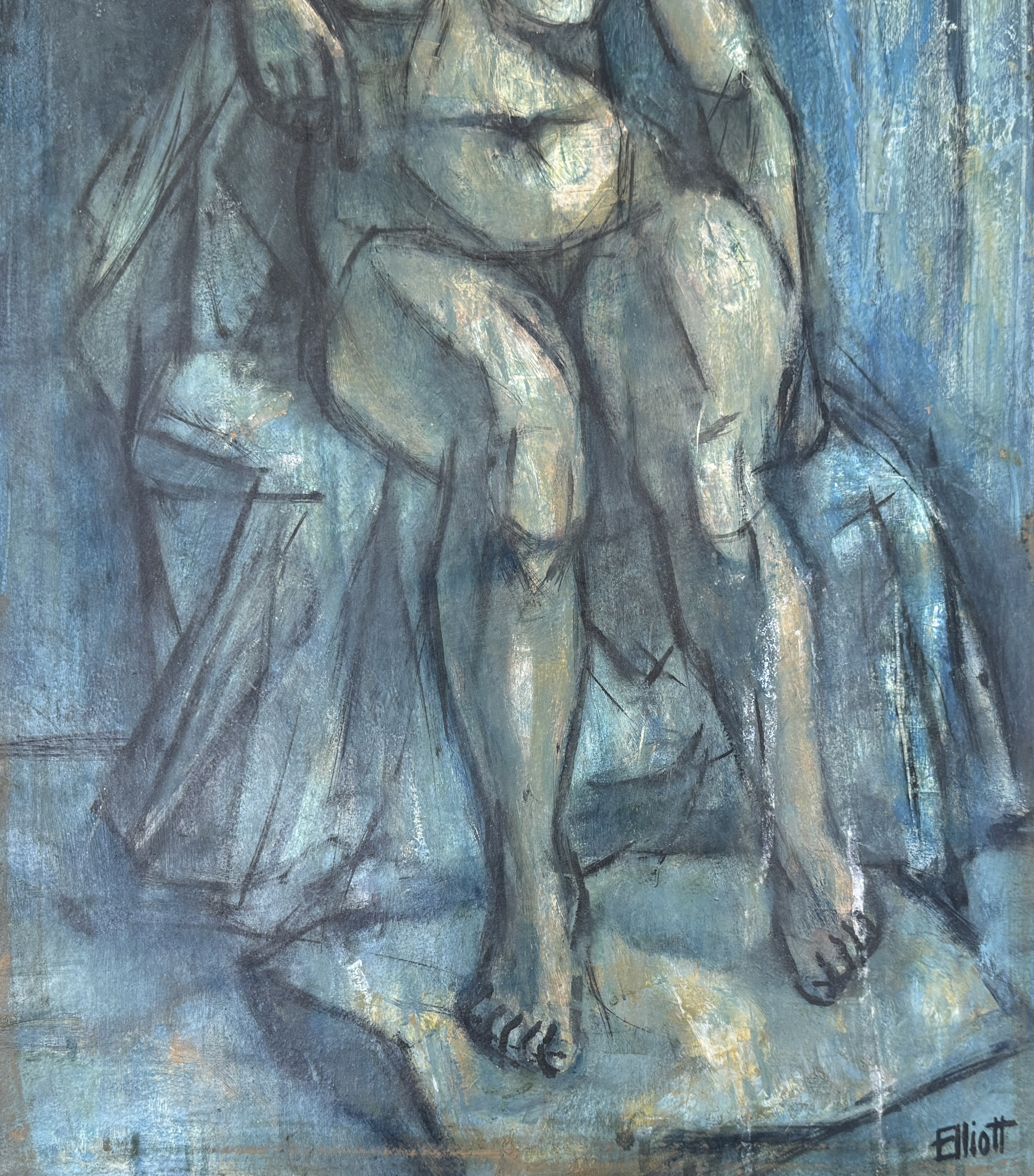 ELLIOT, FIGURATIVE OIL PAINTING