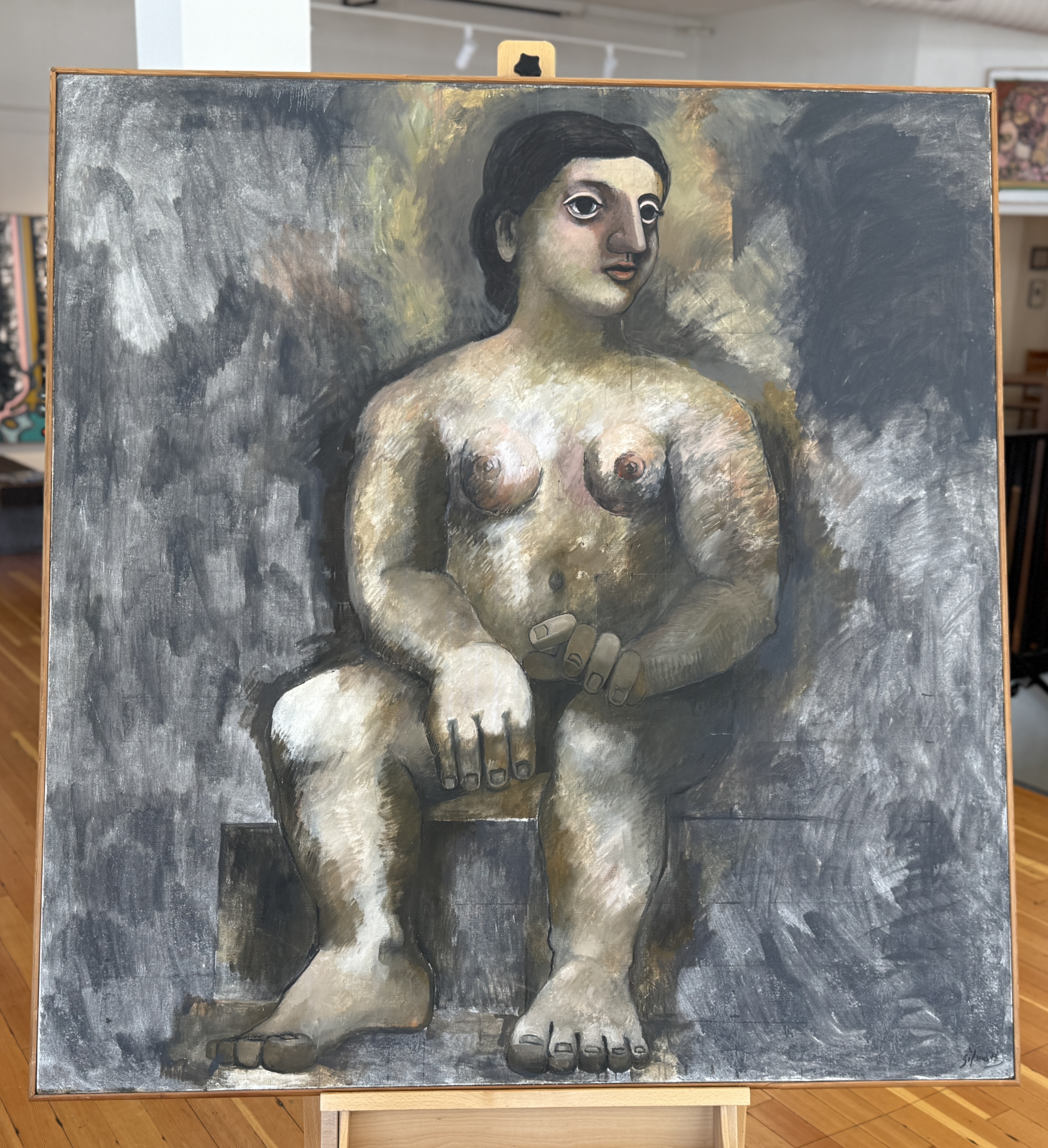 ROBERT GILMORE, "SITTING NUDE"