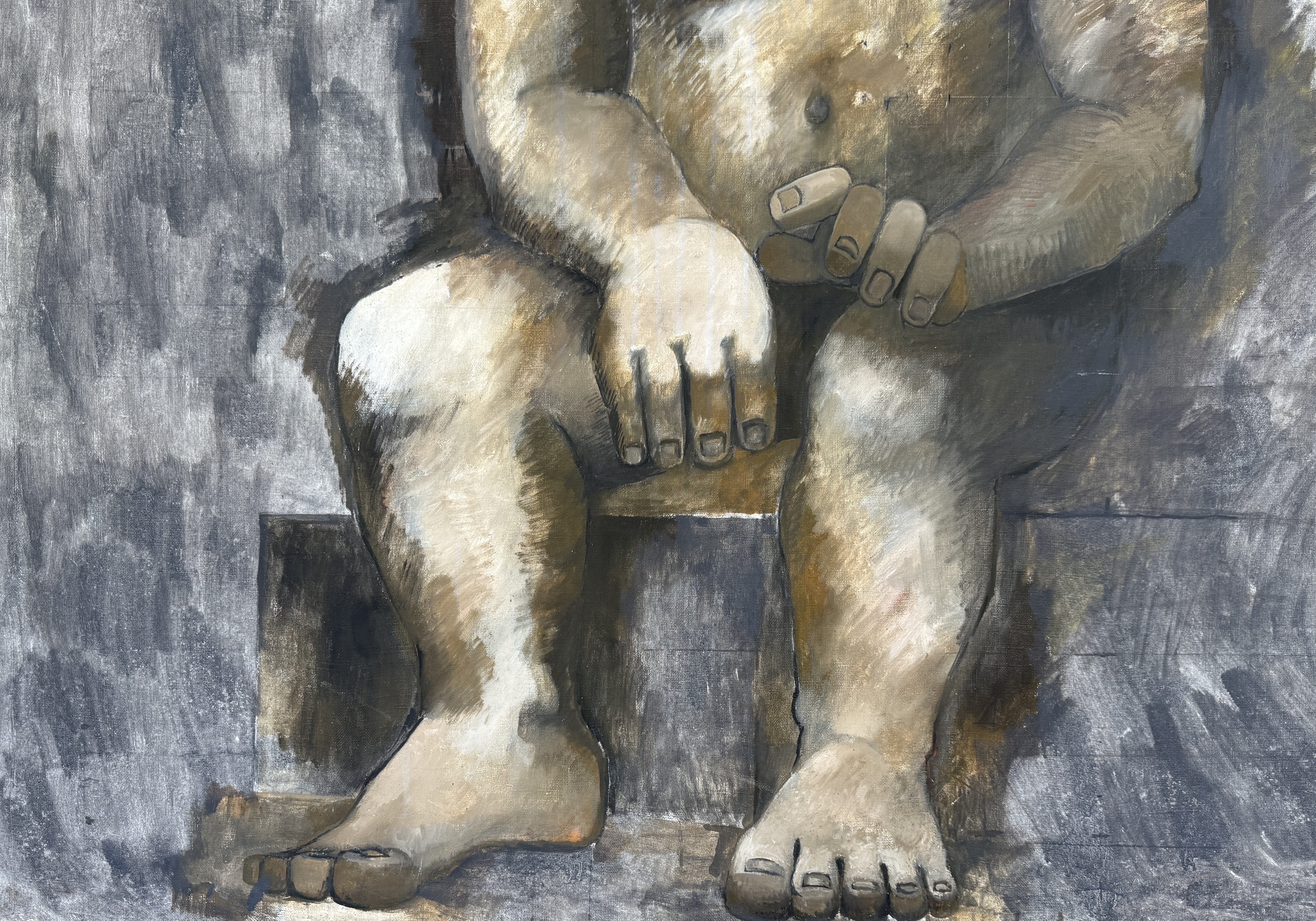 ROBERT GILMORE, "SITTING NUDE"