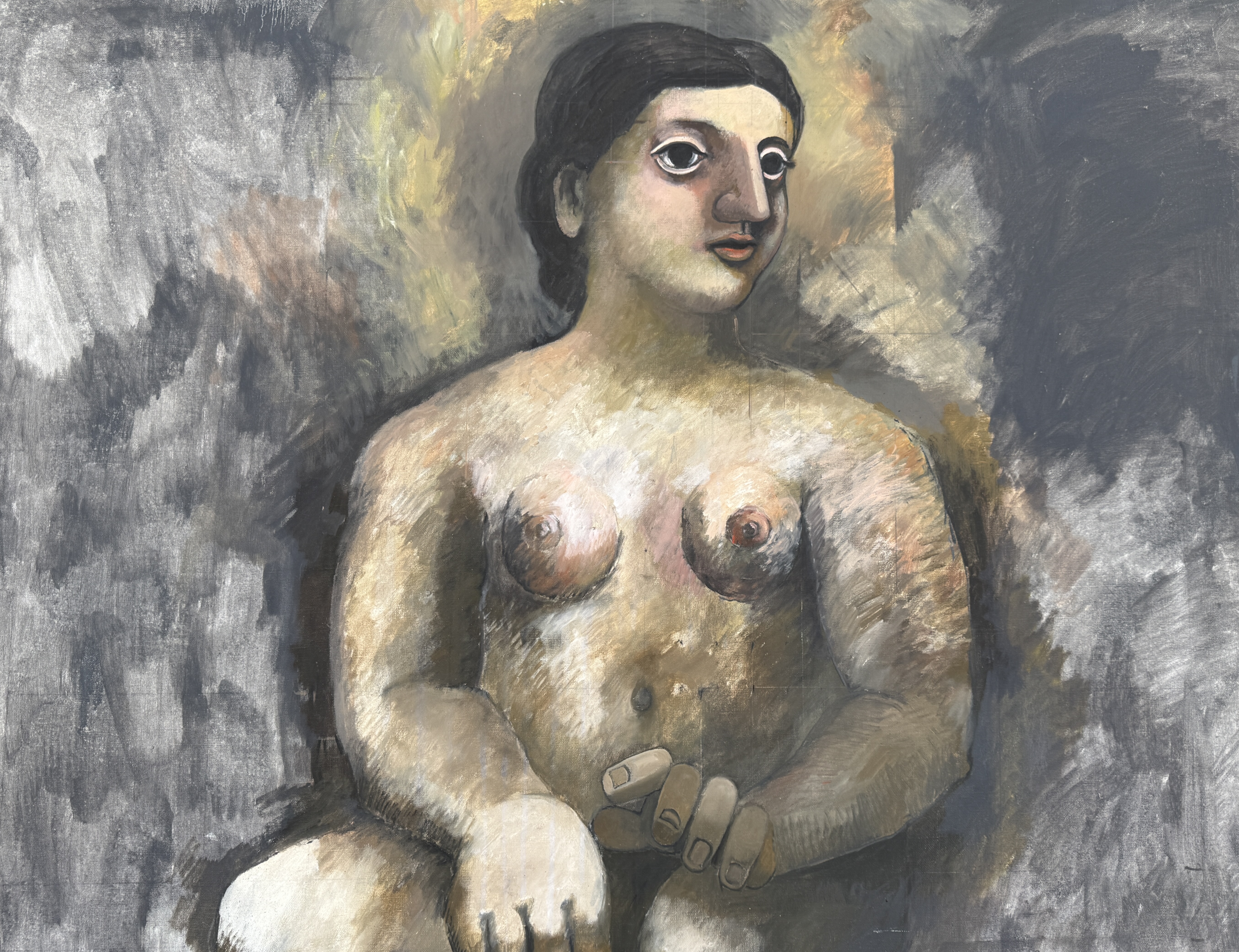 ROBERT GILMORE, "SITTING NUDE"