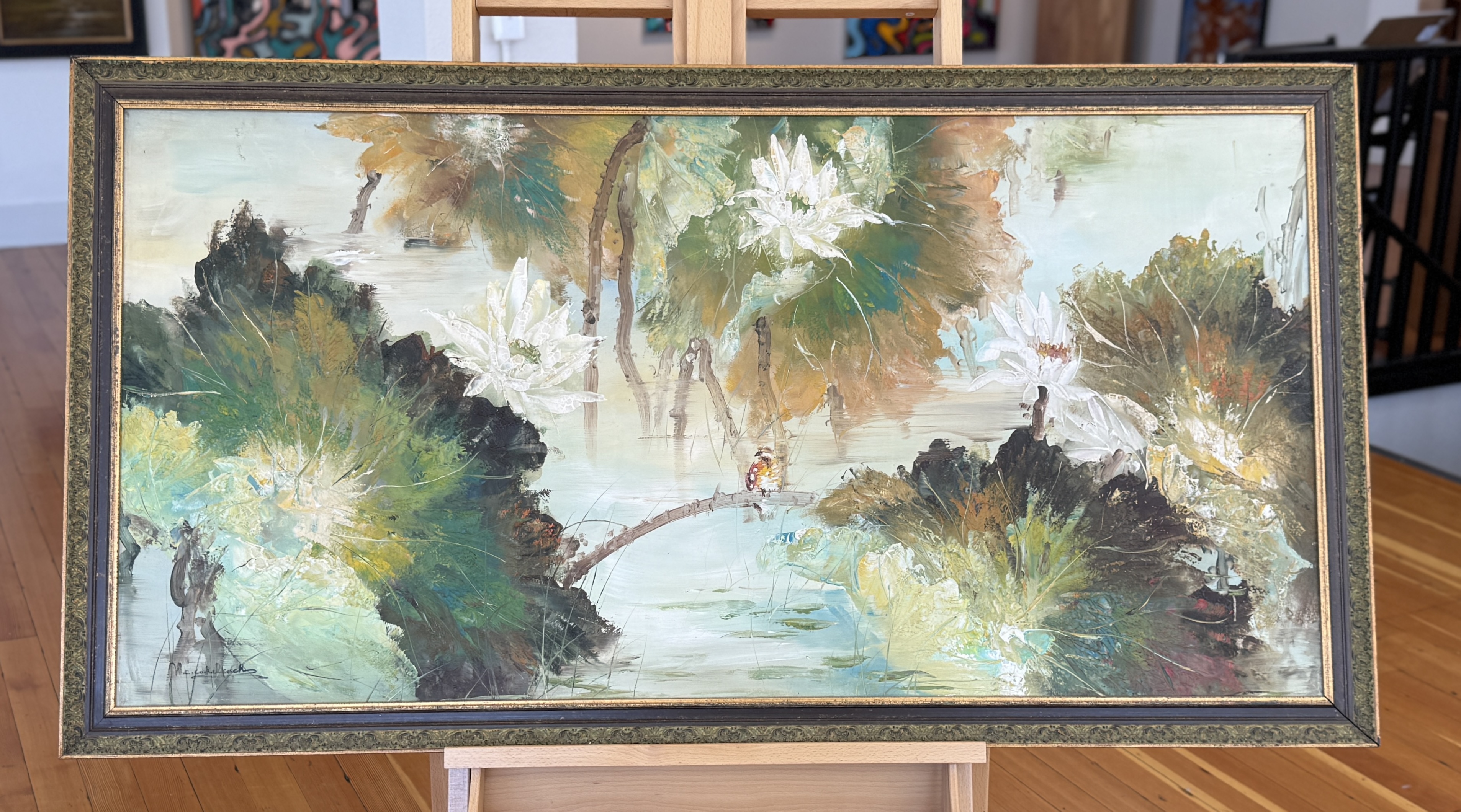 LARGE LANDSCAPE OIL PAINTING