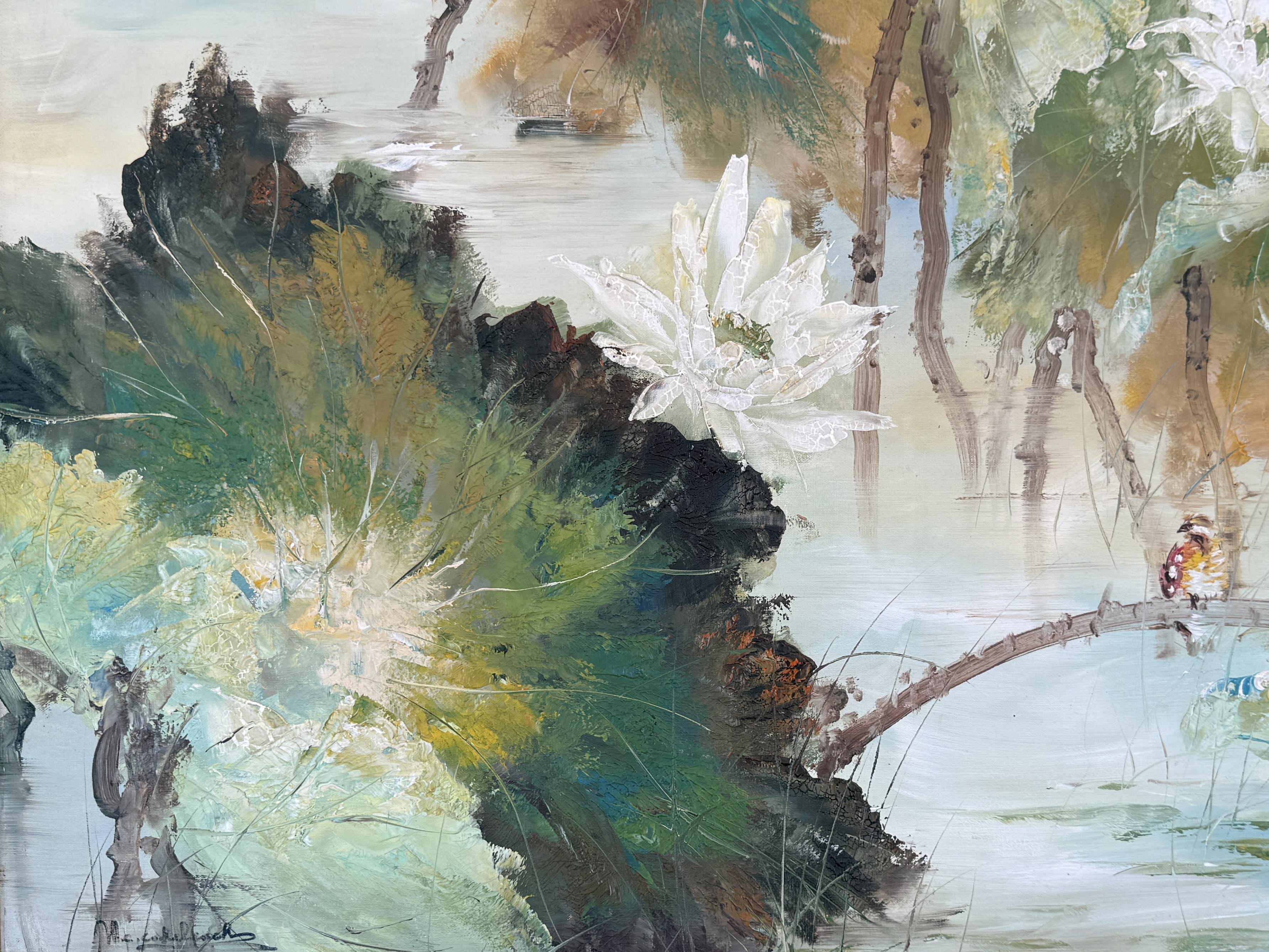 LARGE LANDSCAPE OIL PAINTING
