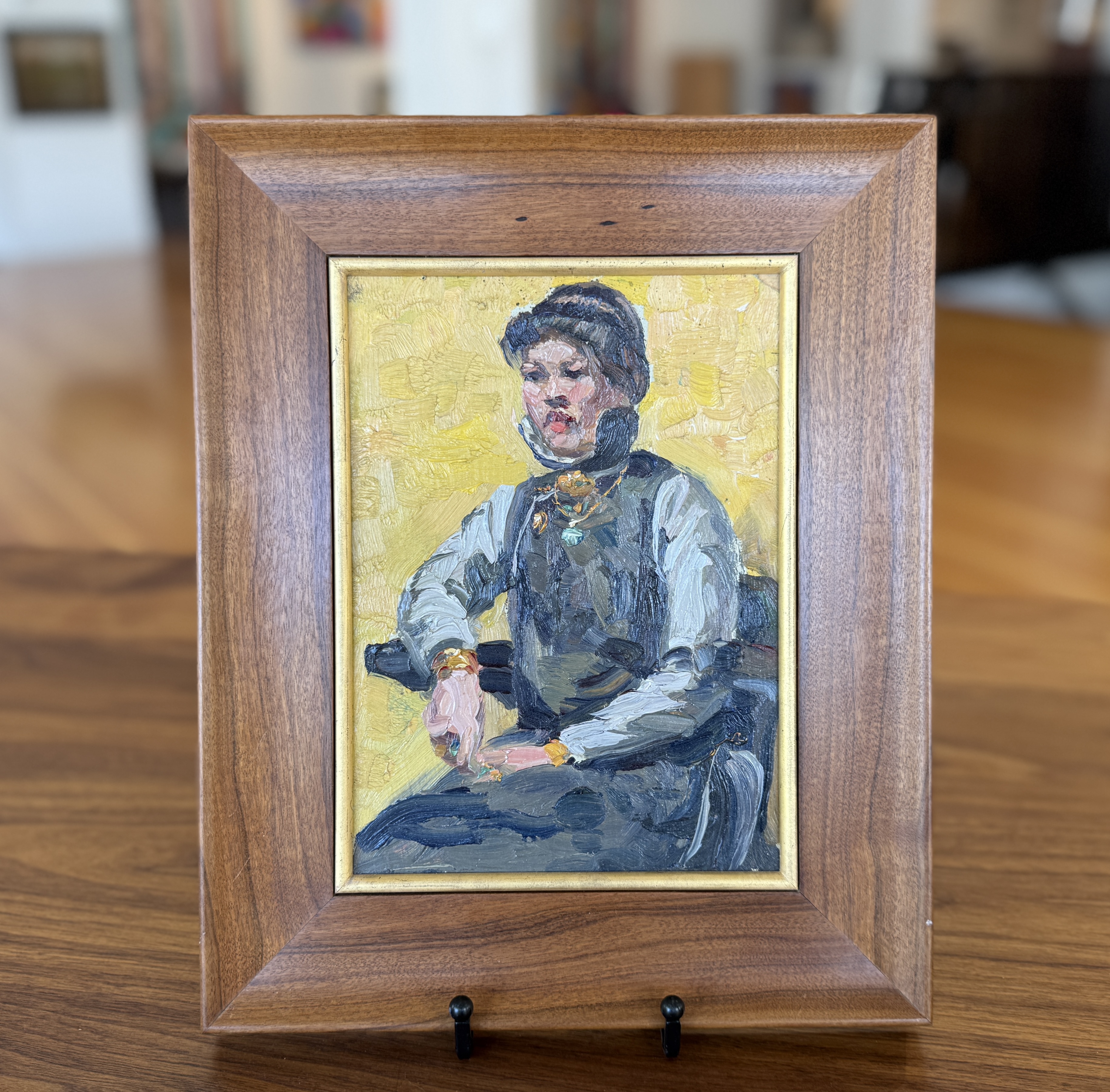 FREDERICK B. KRESS, OIL ON BOARD