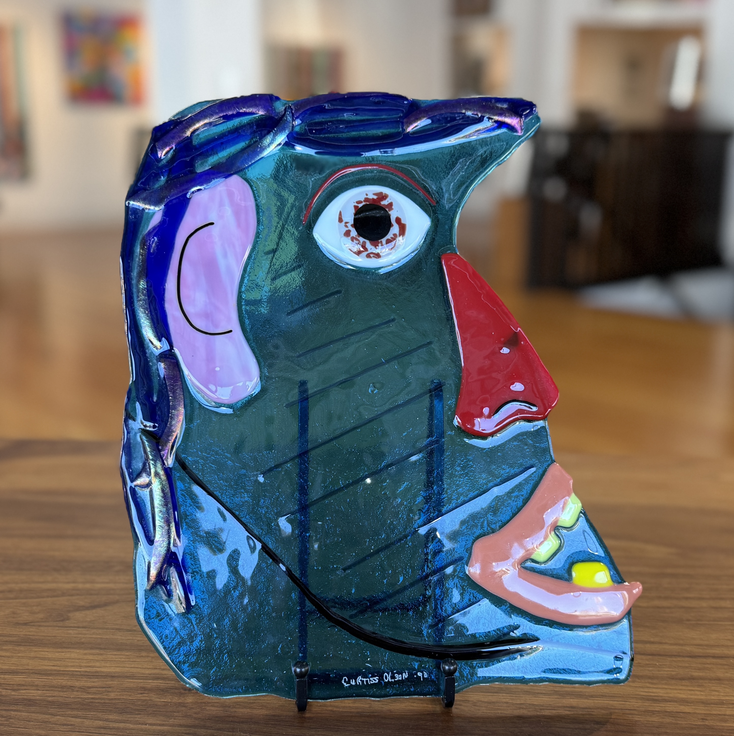 HOWARD CURTISS OLSON, FACE SCULPTURE #1