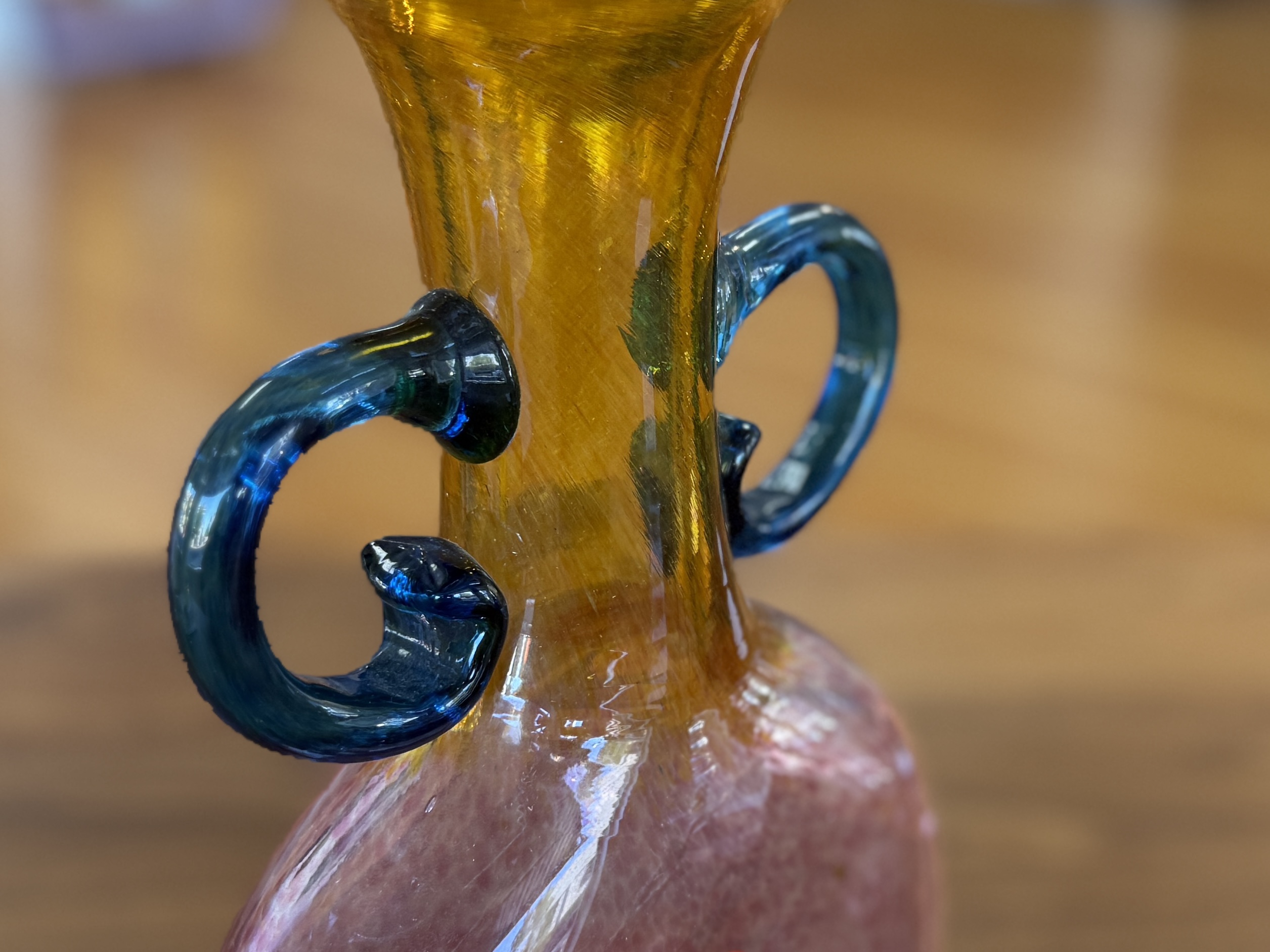 KEN & INGRID HANSON, GLASS VESSEL