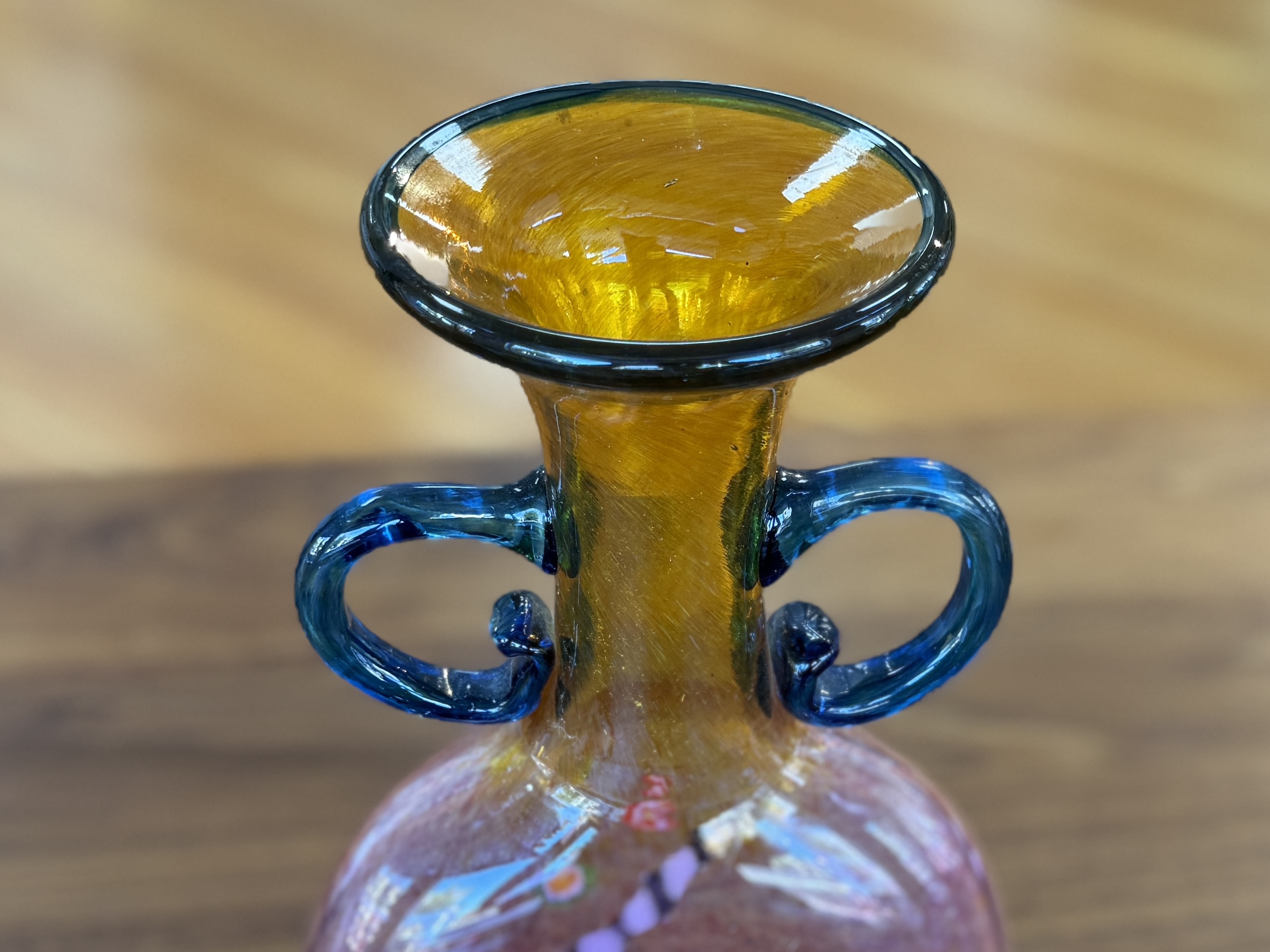 KEN & INGRID HANSON, GLASS VESSEL