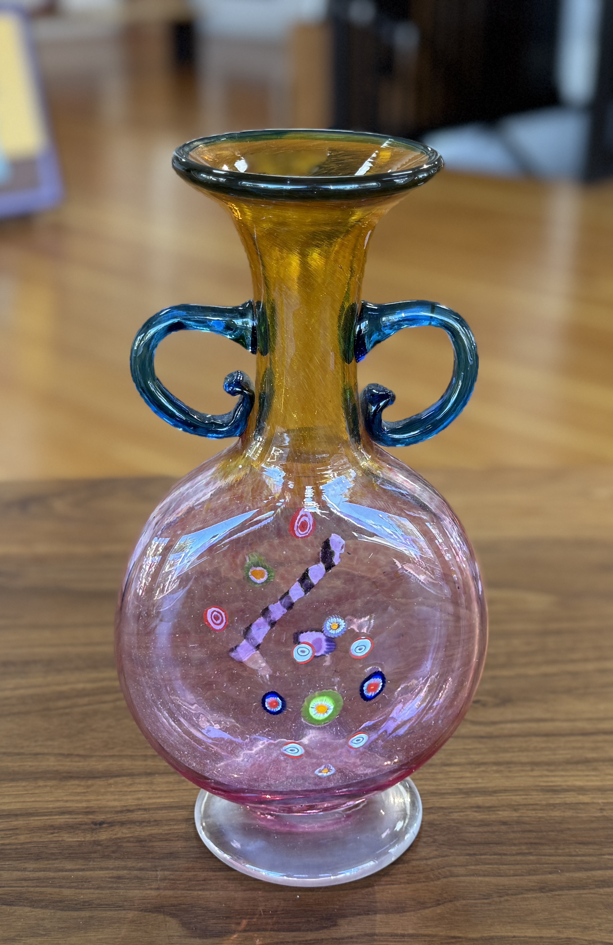 KEN & INGRID HANSON, GLASS VESSEL