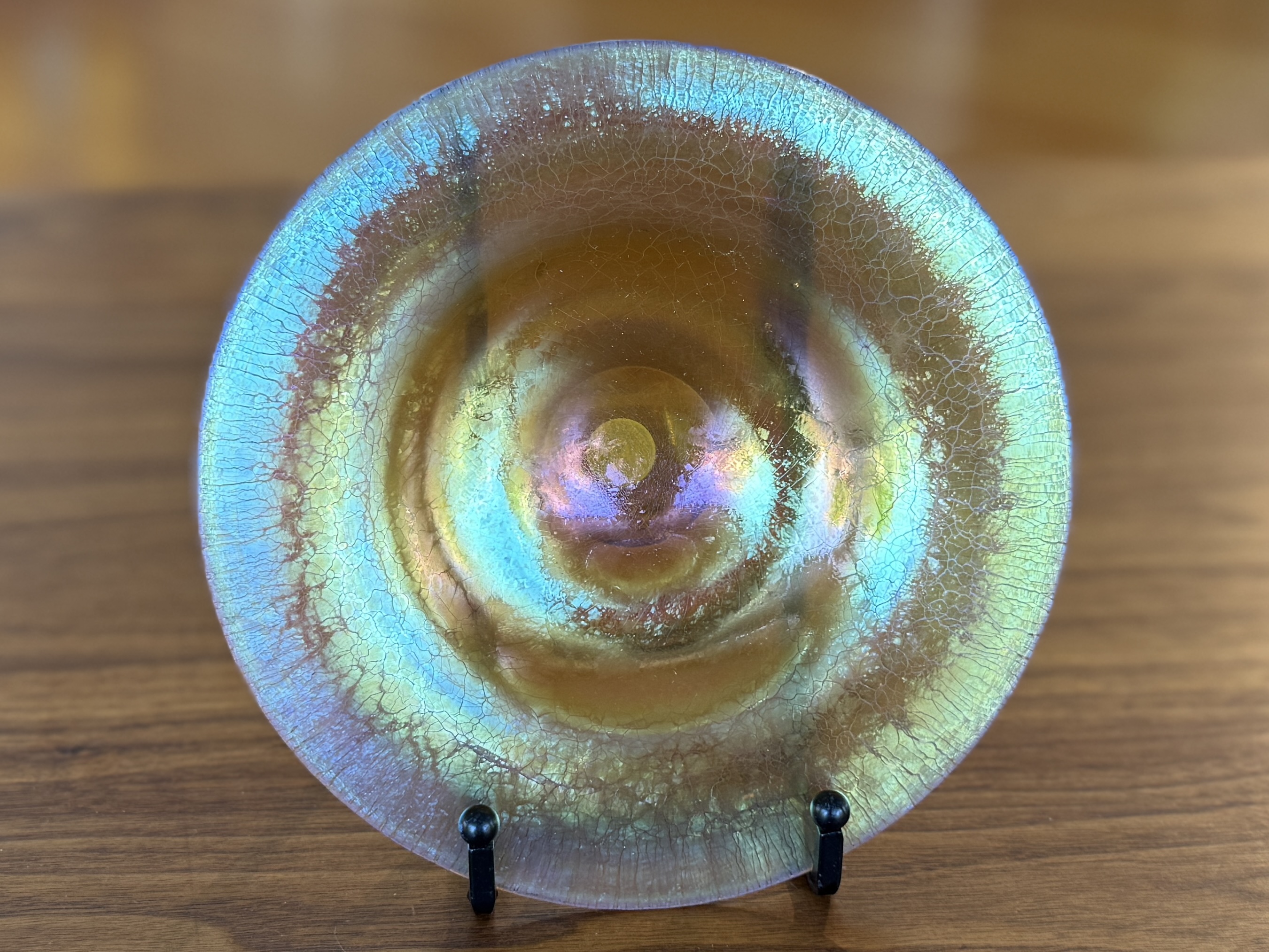 JEFF HOWELL FOR ORIENT & FLUME, GLASS PLATE