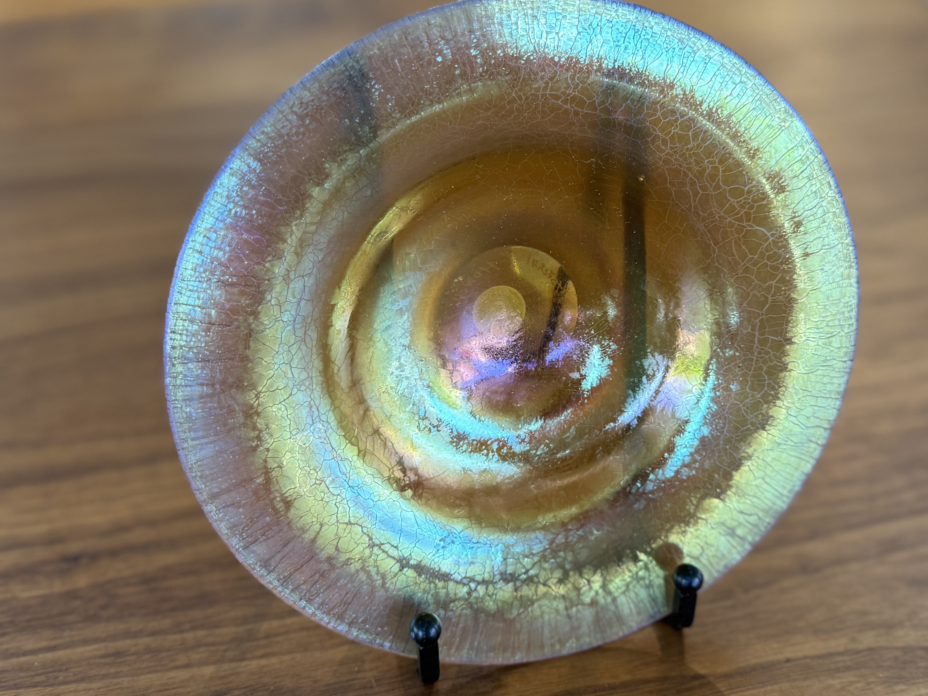 JEFF HOWELL FOR ORIENT & FLUME, GLASS PLATE
