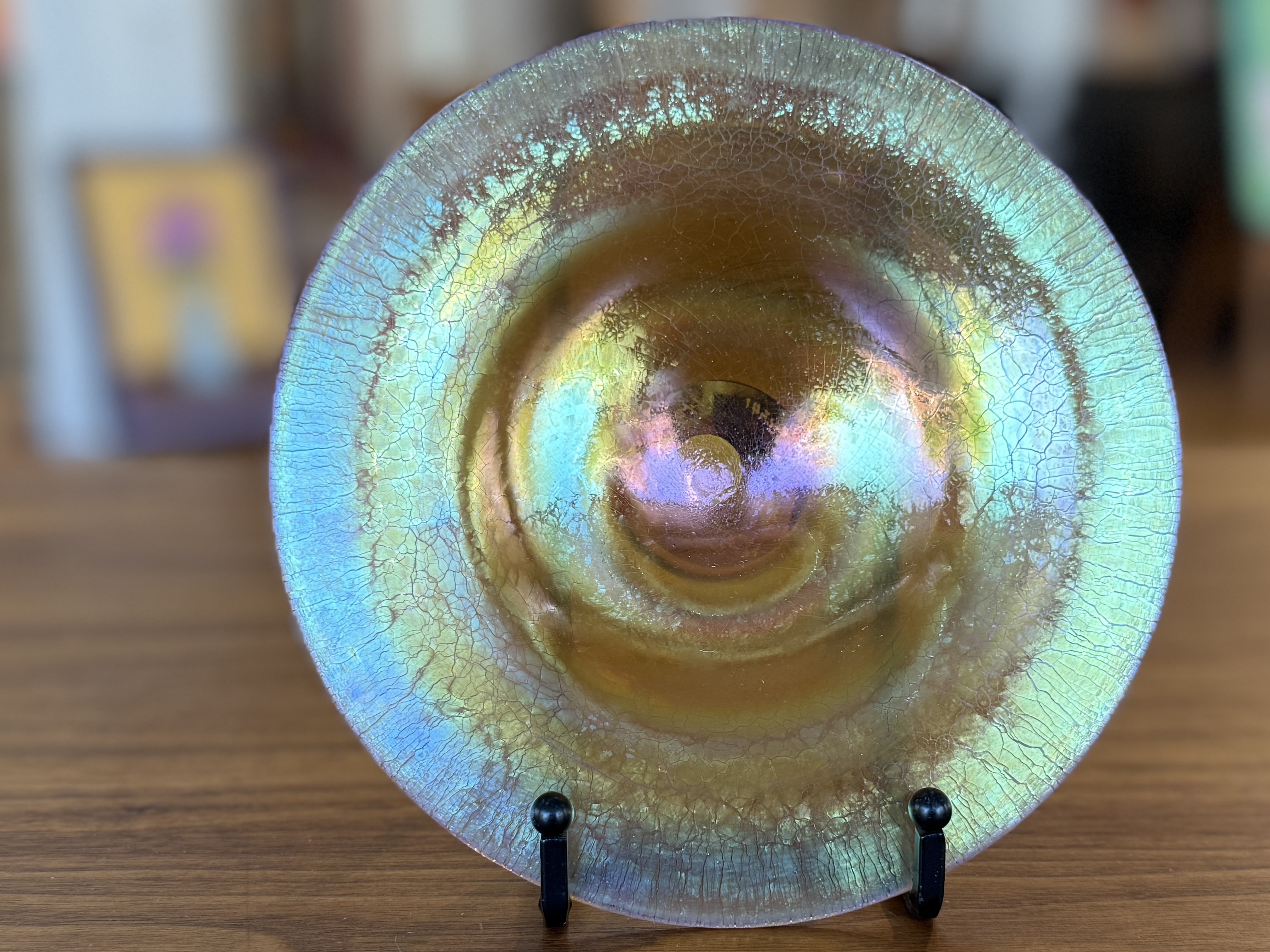 JEFF HOWELL FOR ORIENT & FLUME, GLASS PLATE