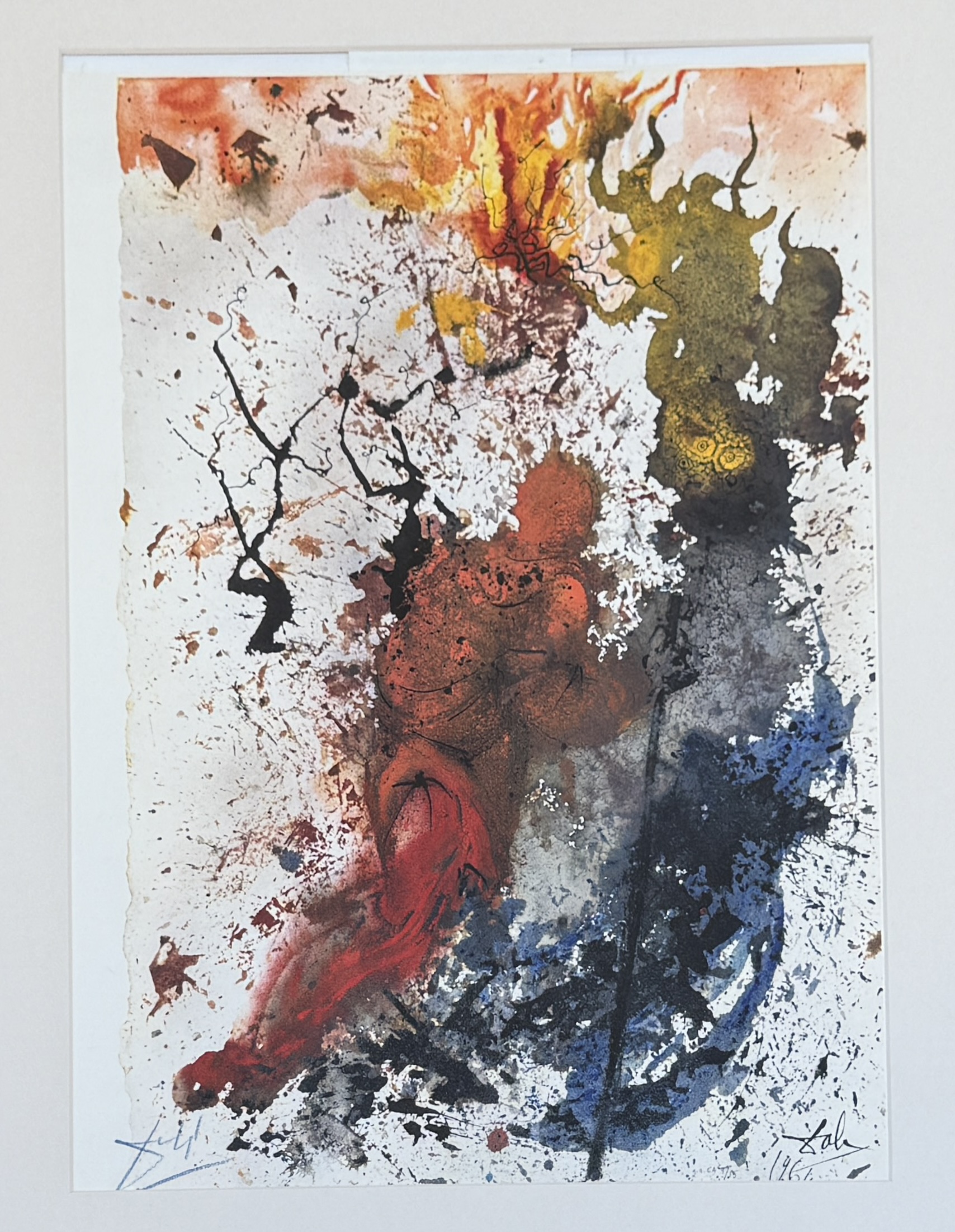 SALVADOR DALI, "RUBUS INCOMBUSTUS"
