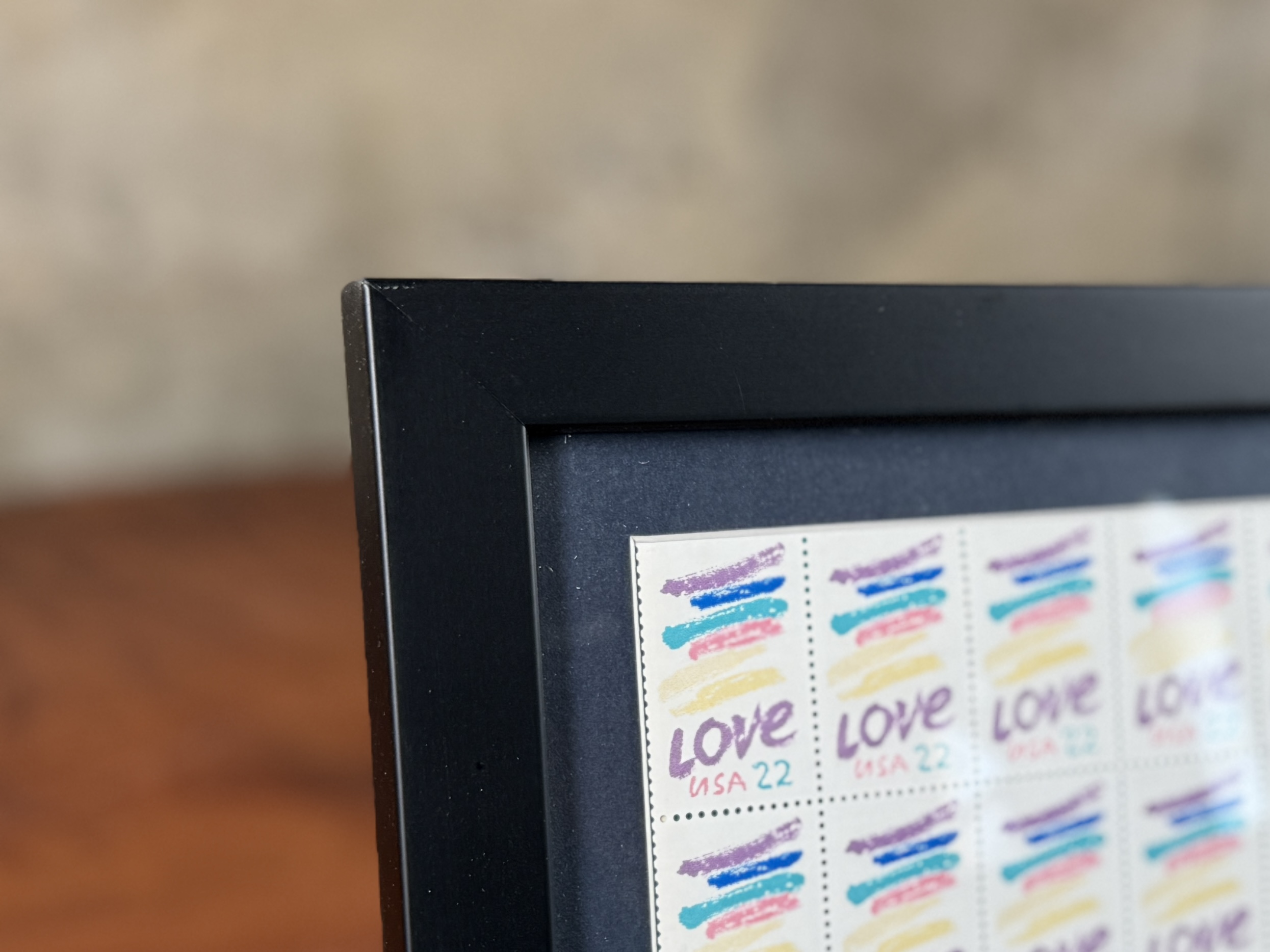 CORITA KENT, SIGNED STAMP SHEET