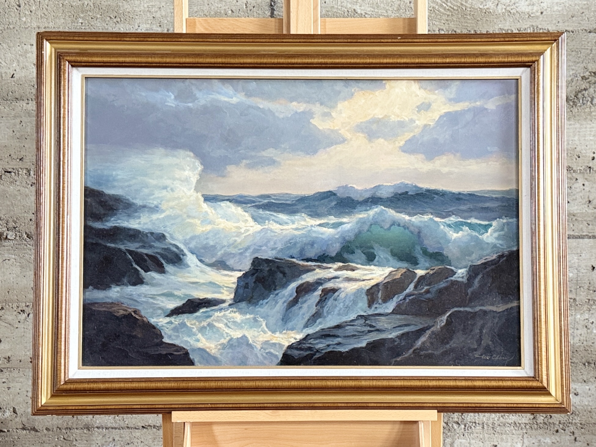 WILLIAM COLUMBUS EHRIG, "CRASHING WAVES"