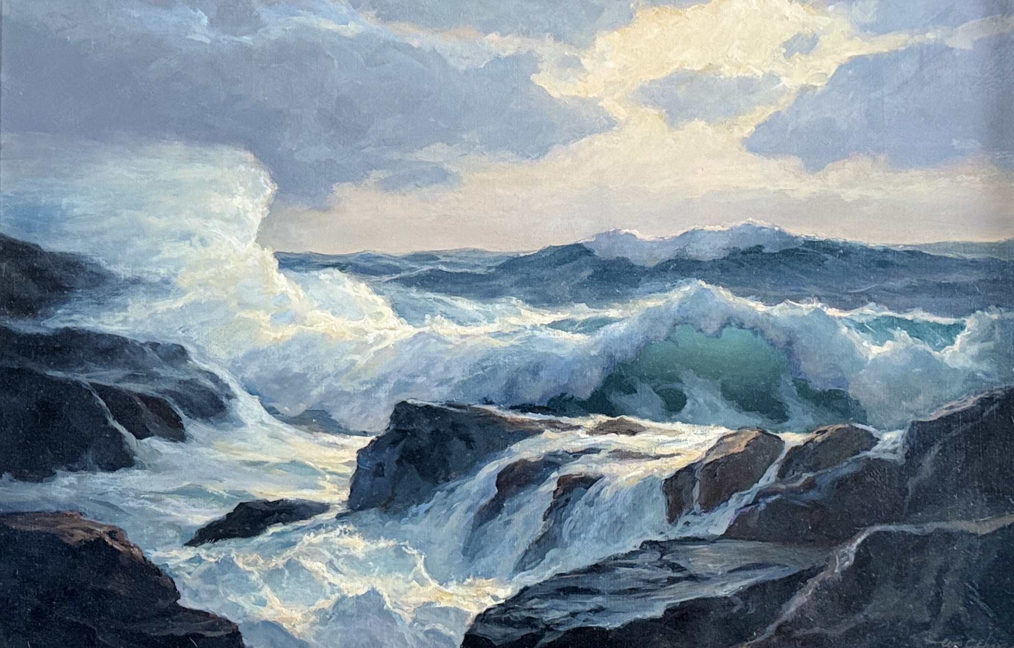 WILLIAM COLUMBUS EHRIG, "CRASHING WAVES"