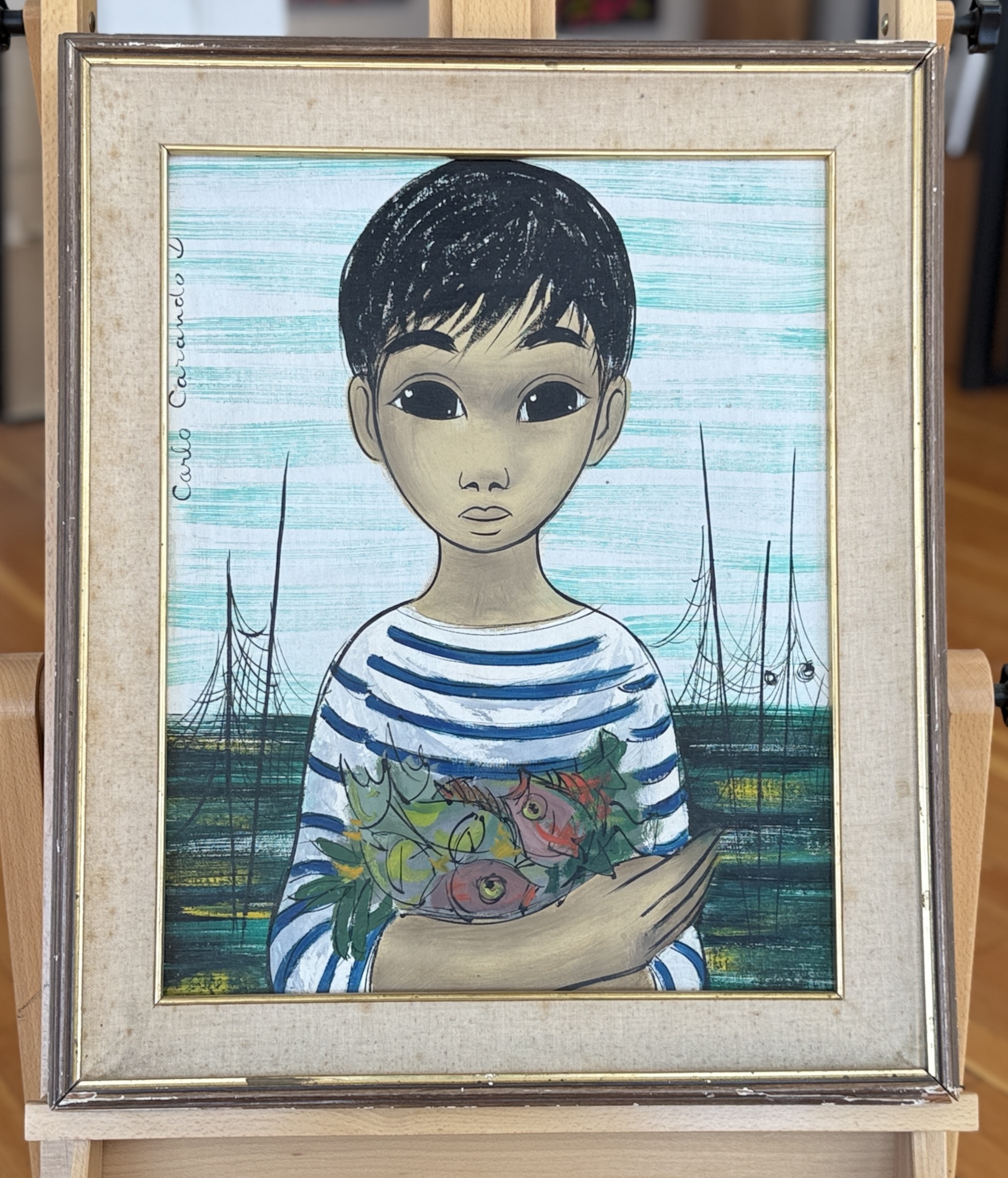 CARLO CARANDO, "BOY PORTRAIT"