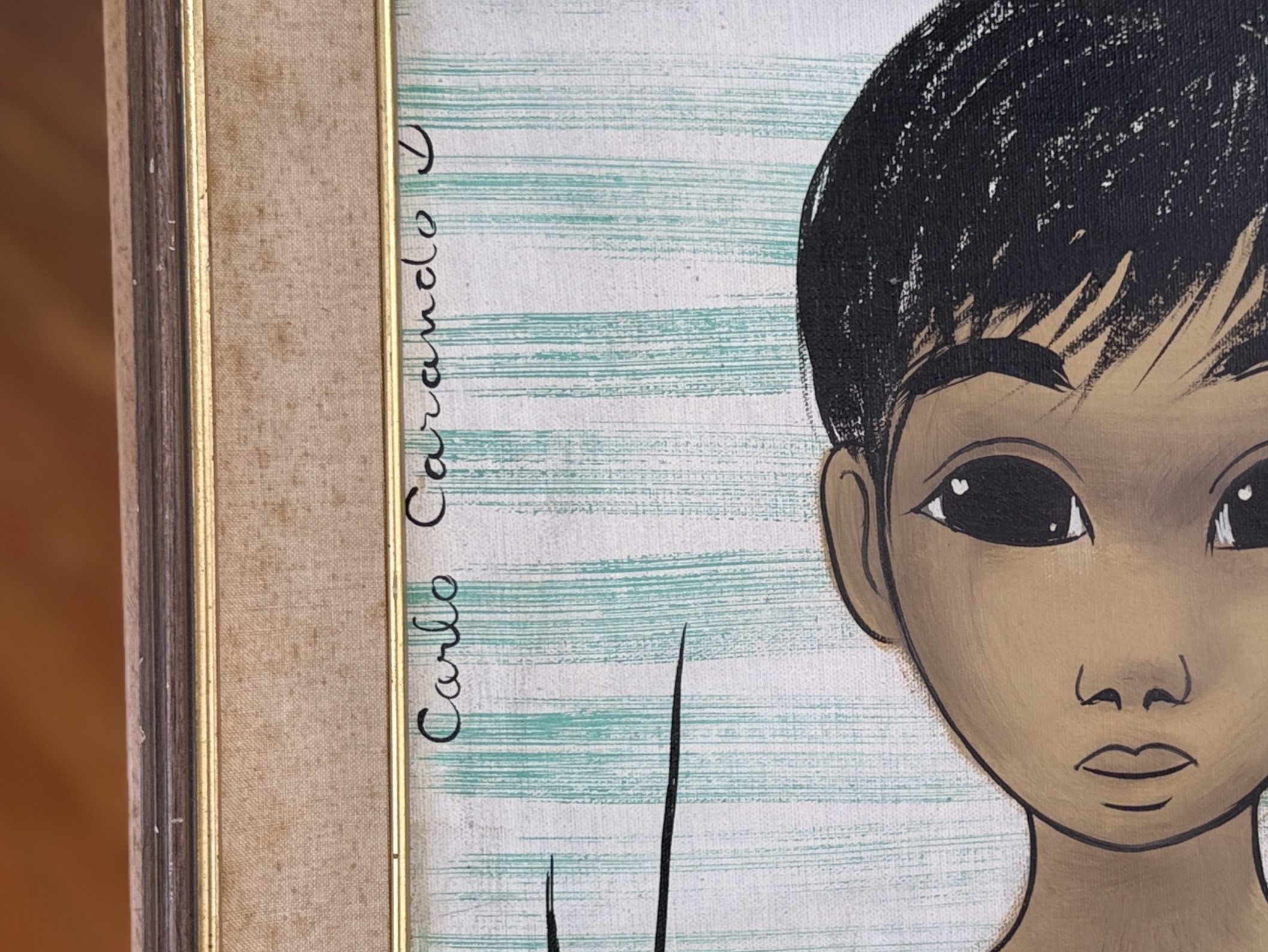 CARLO CARANDO, "BOY PORTRAIT"