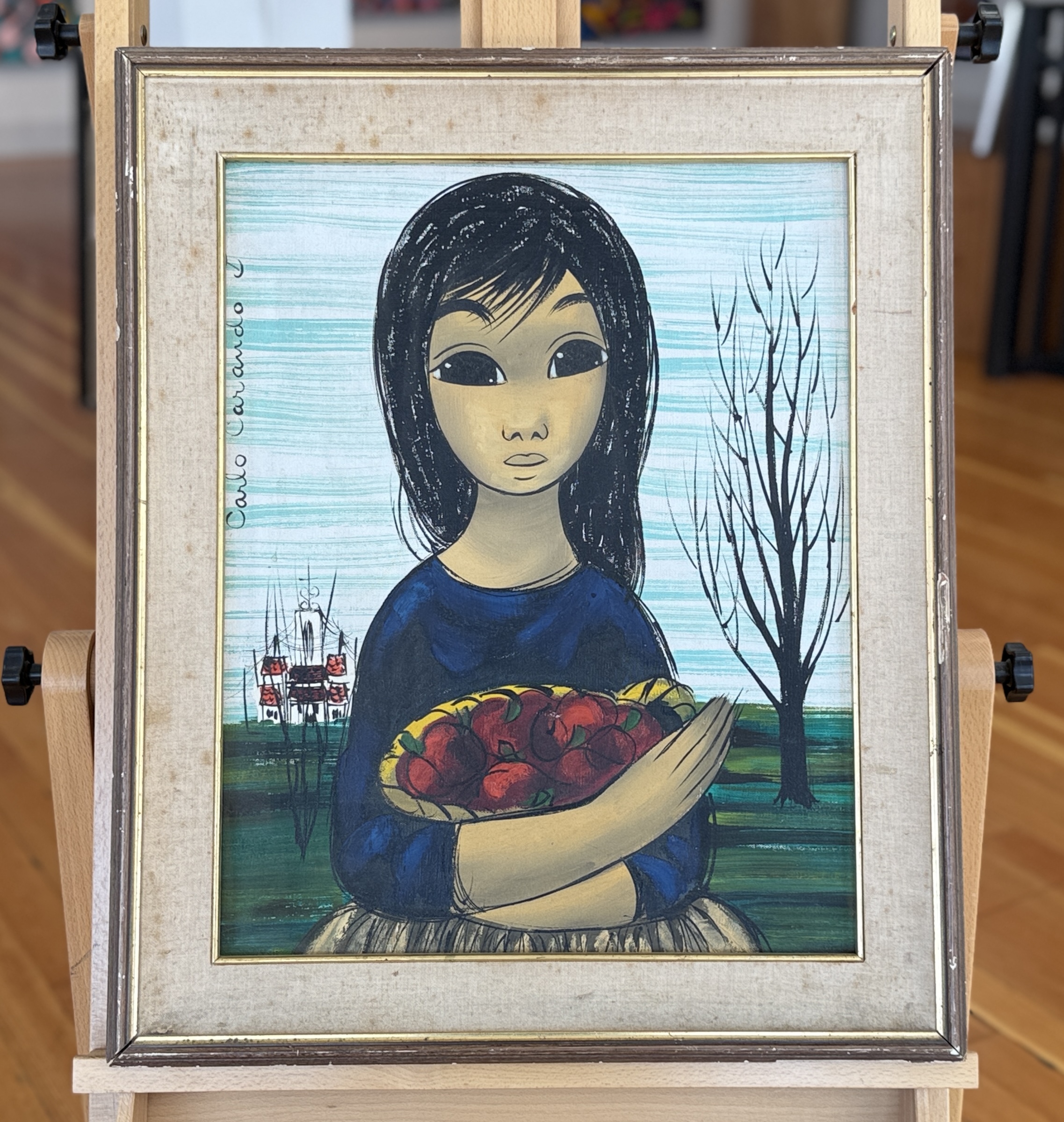 CARLO CARANDO, "GIRL PORTRAIT"