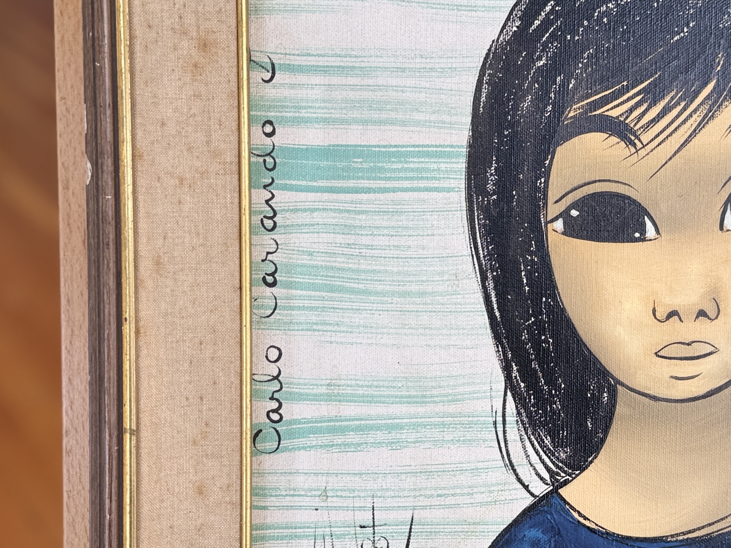 CARLO CARANDO, "GIRL PORTRAIT"