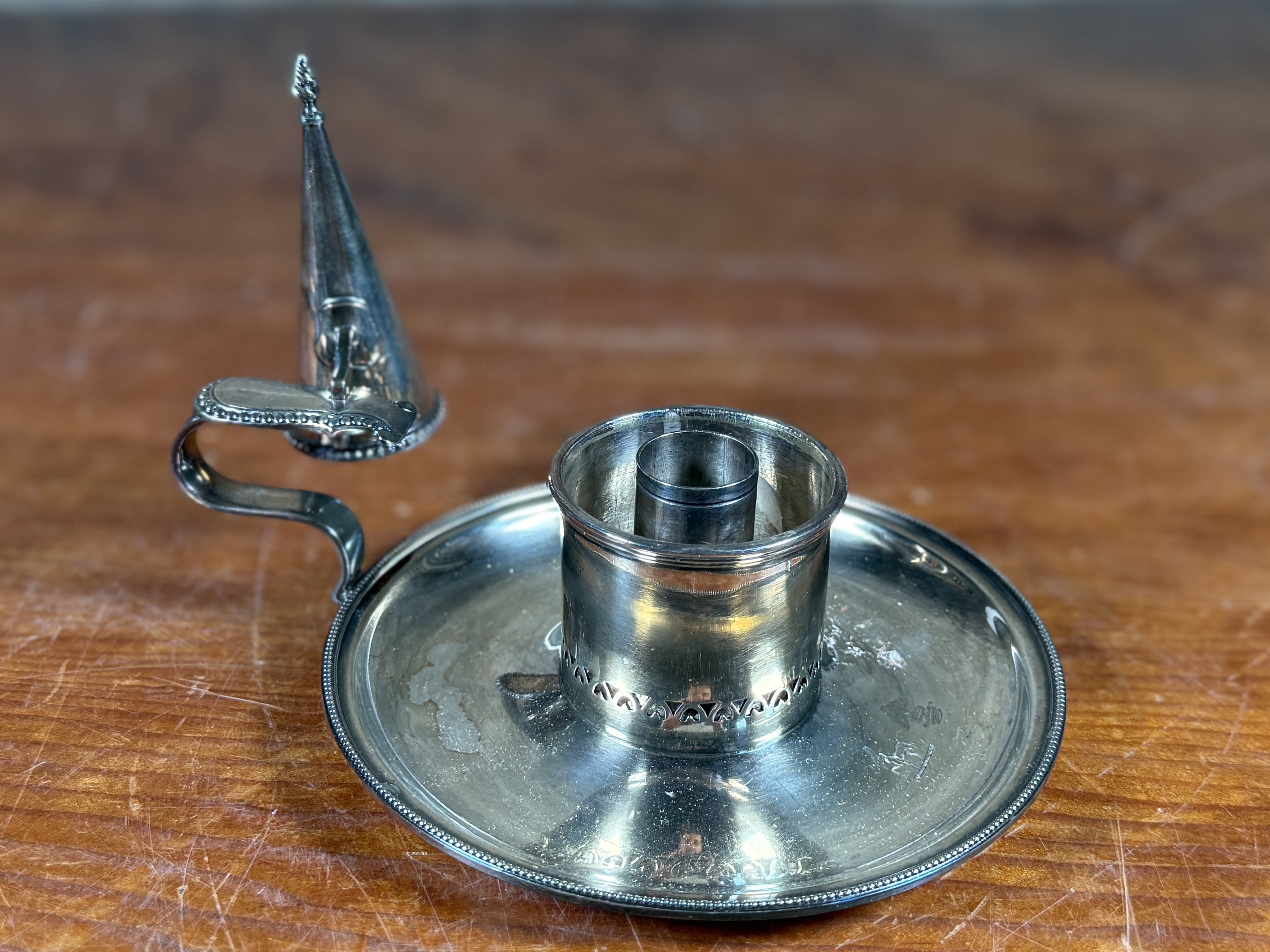 STERLING SILVER CHAMBERSTICK