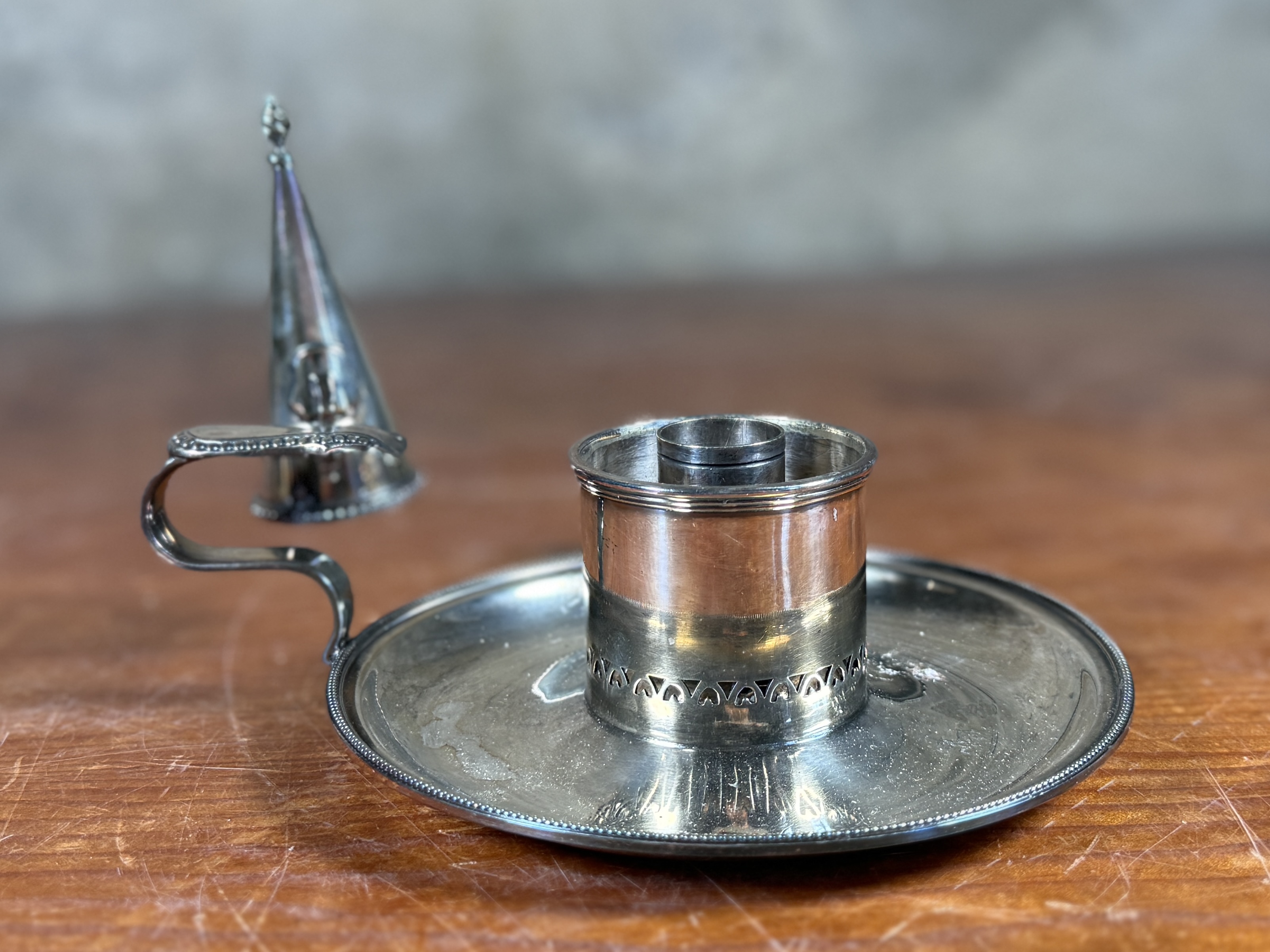 STERLING SILVER CHAMBERSTICK