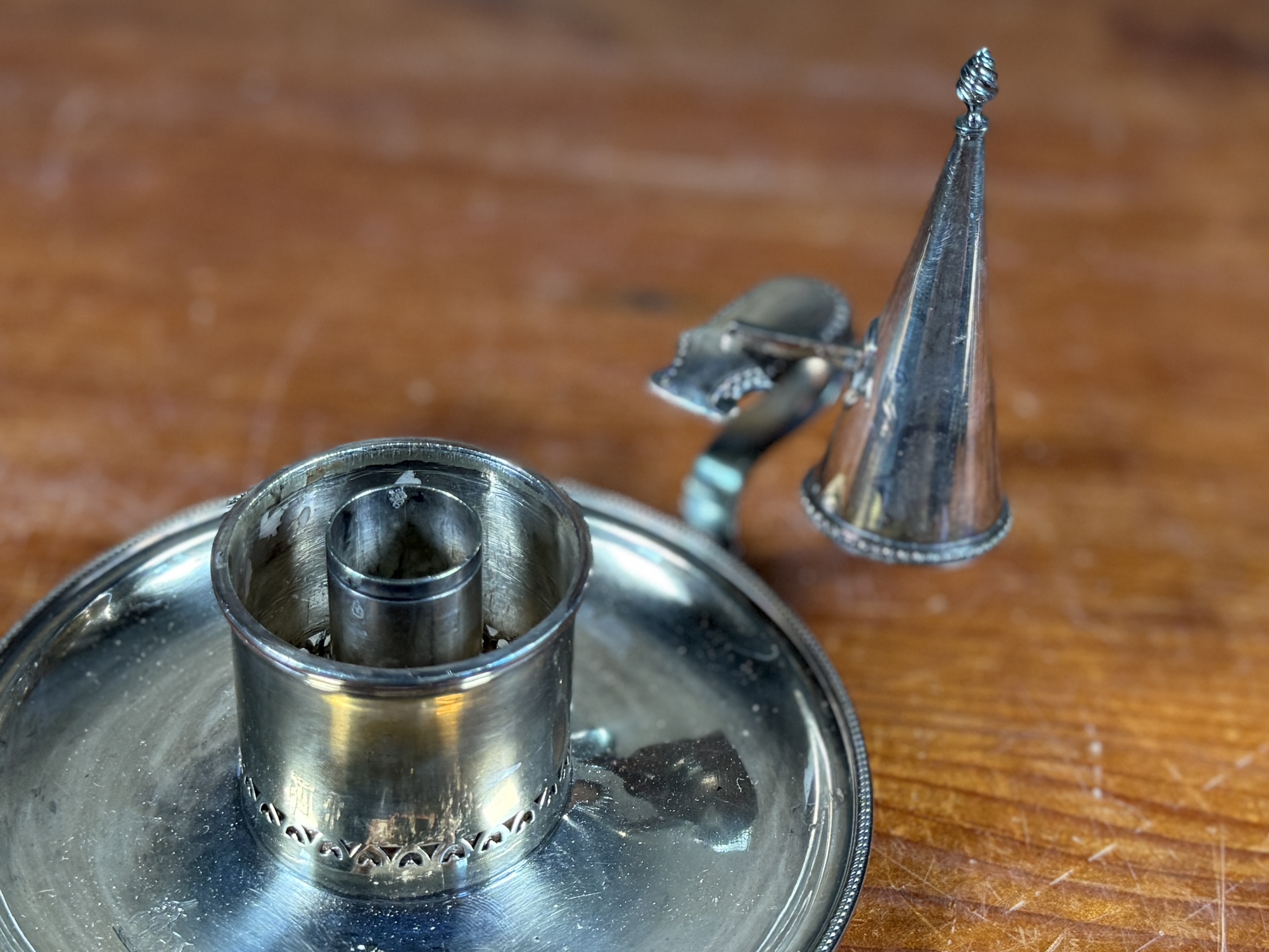 STERLING SILVER CHAMBERSTICK