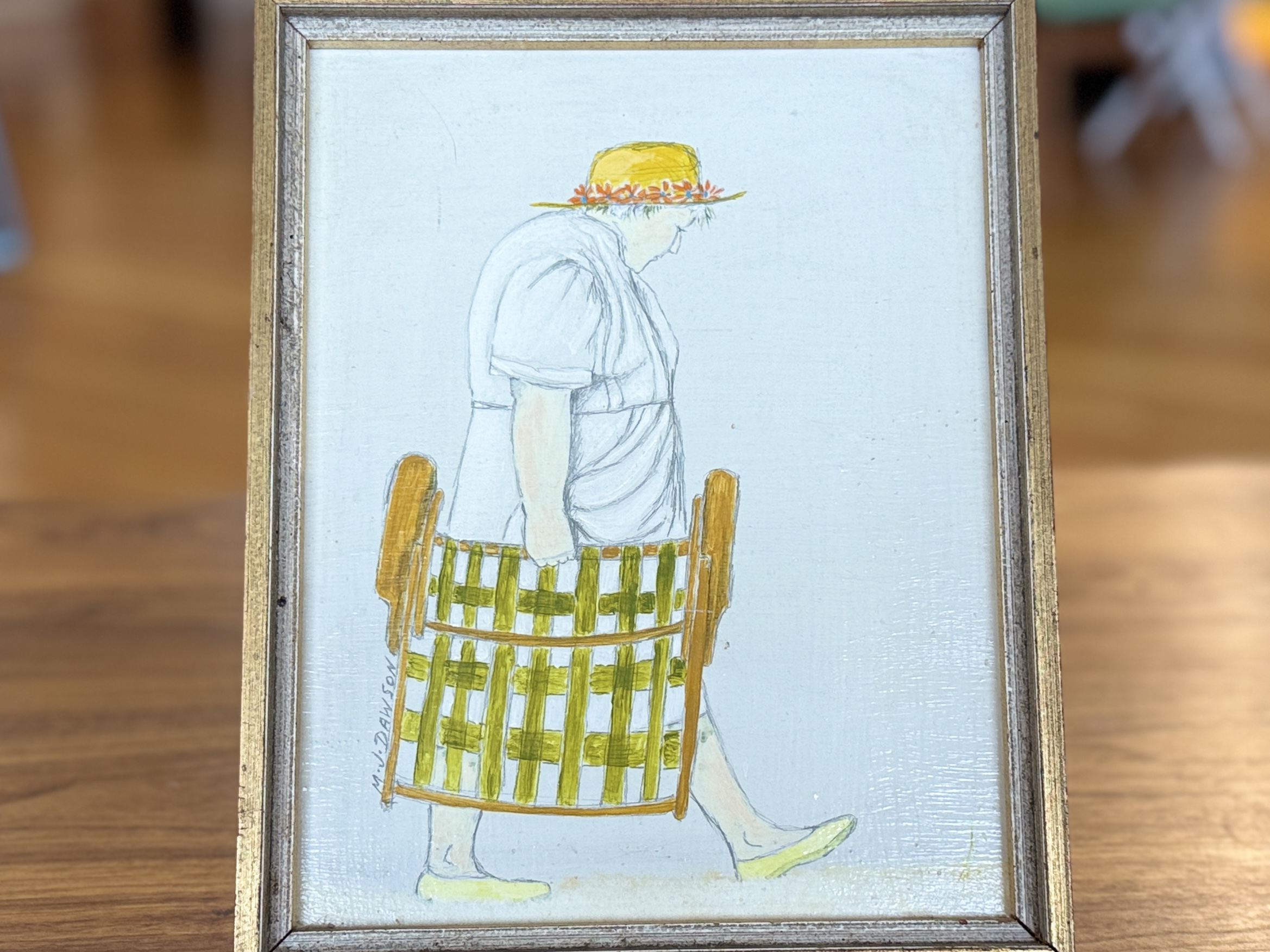M.J. DAWSON, OIL ON PANEL