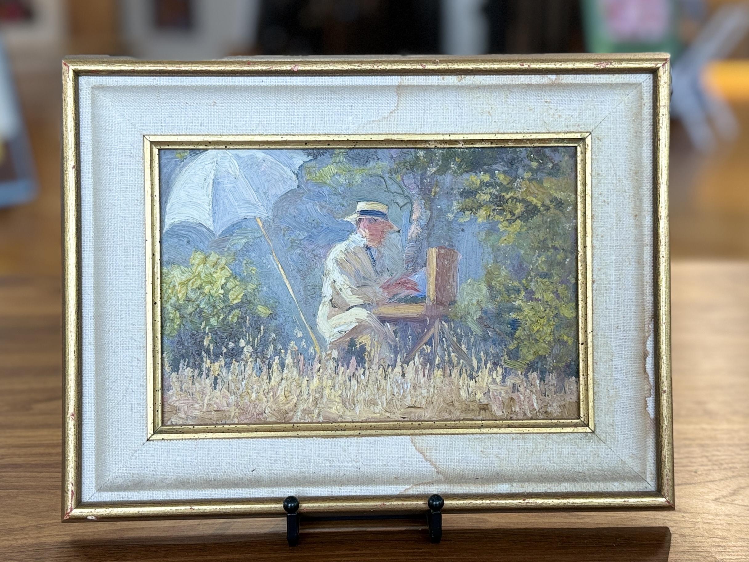 FREDERICK KRESS, OIL ON BOARD